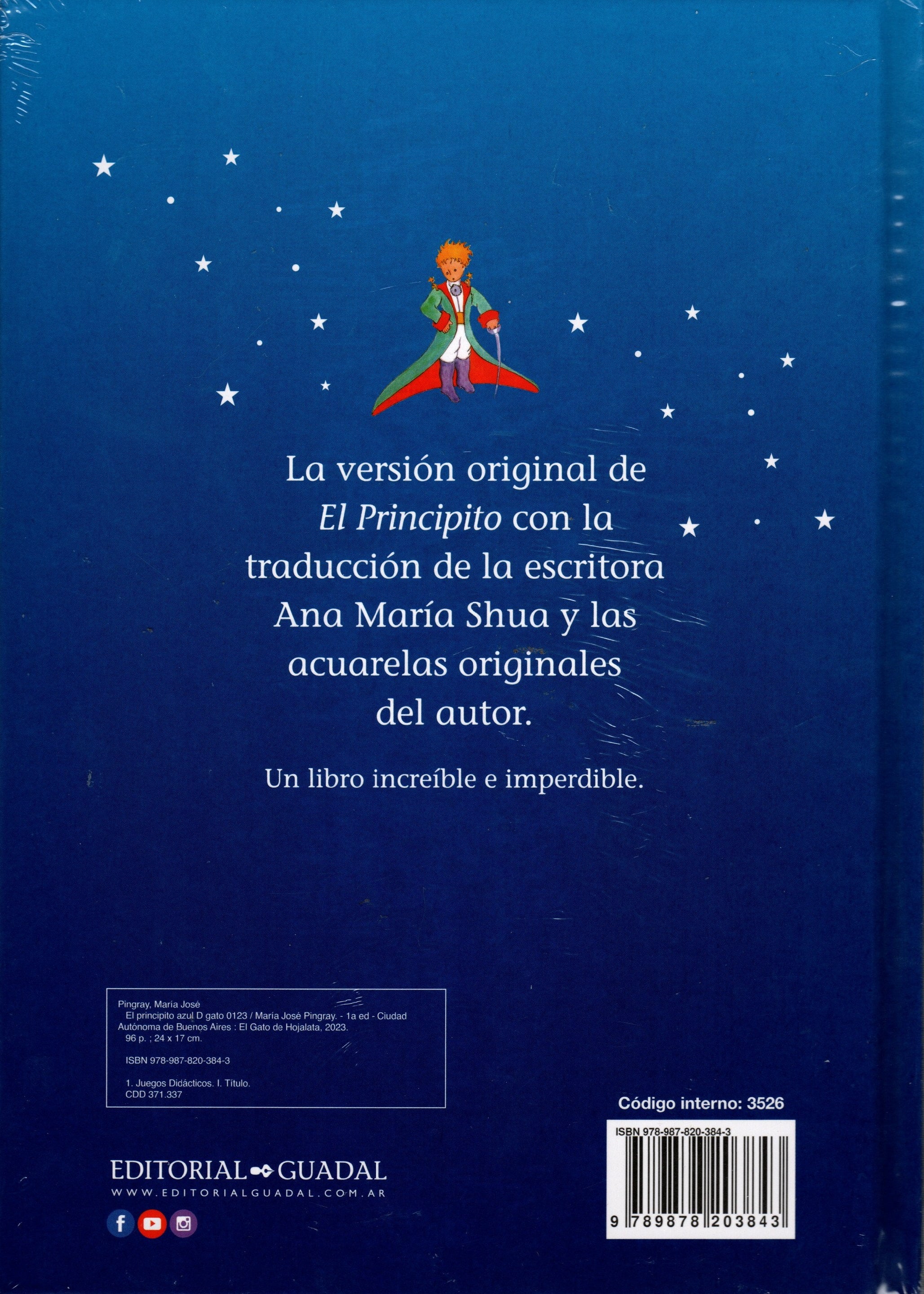 Libro Antoine De Saint-Exupéry - El Principito