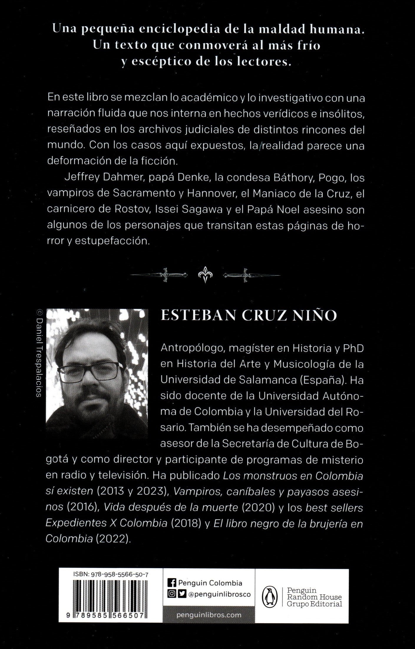 Libro Esteban Cruz Niño - Vampiros, Caníbales y pPyasos Asesinos