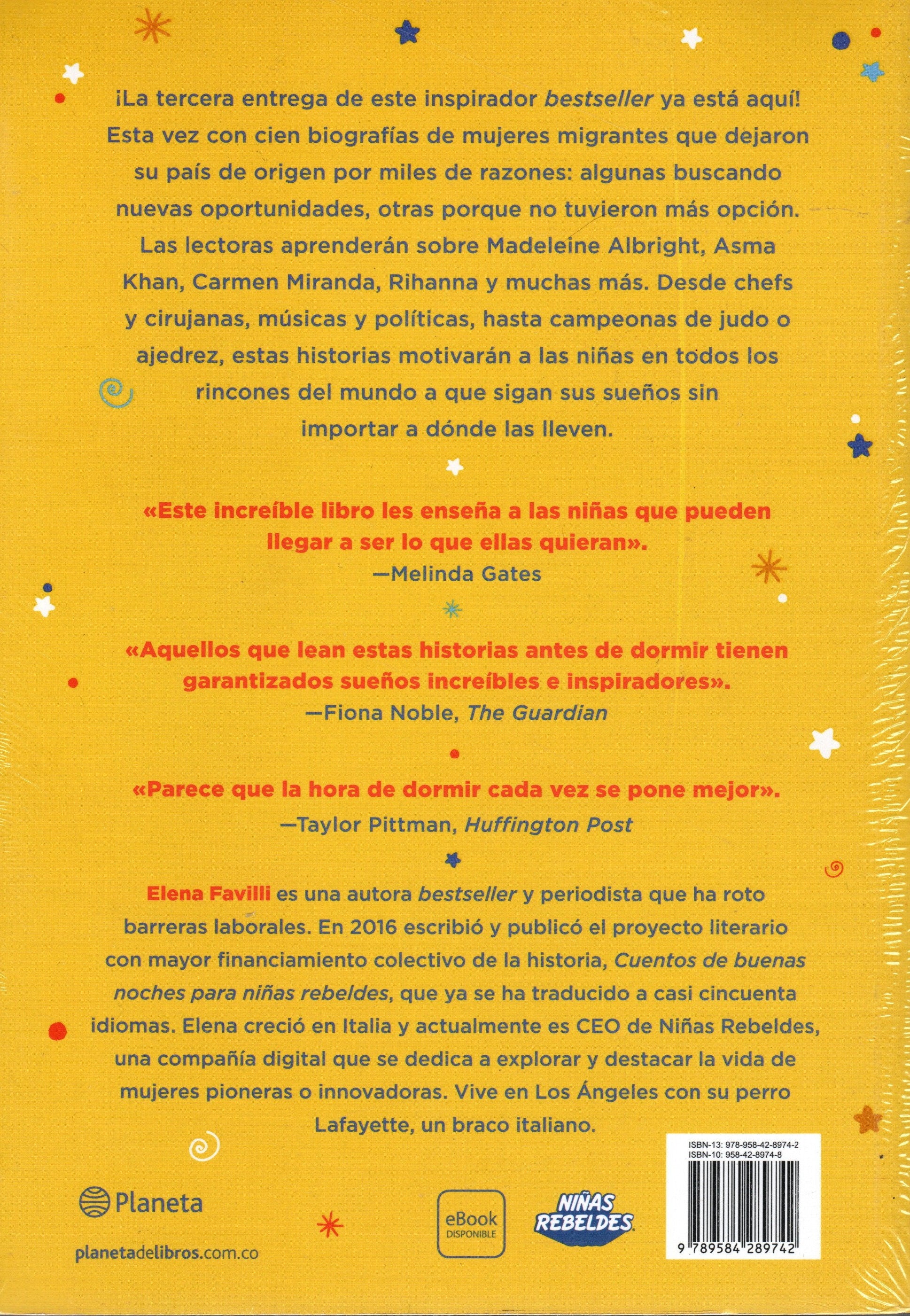Libro Elena Favilli - Cuentos de buenas noches para niñas rebeldes