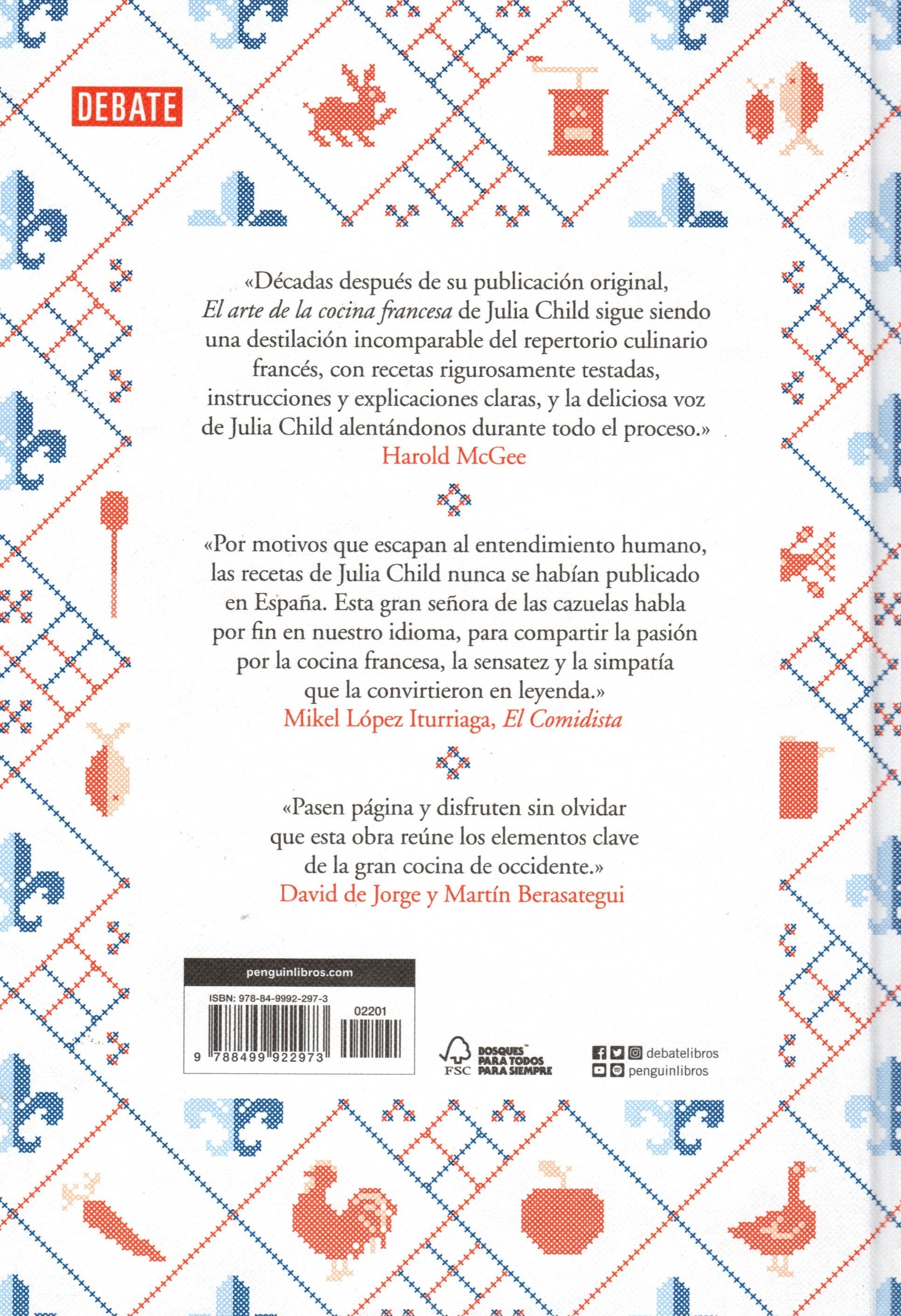 Libro Julia Child - El arte de la cocina francesa