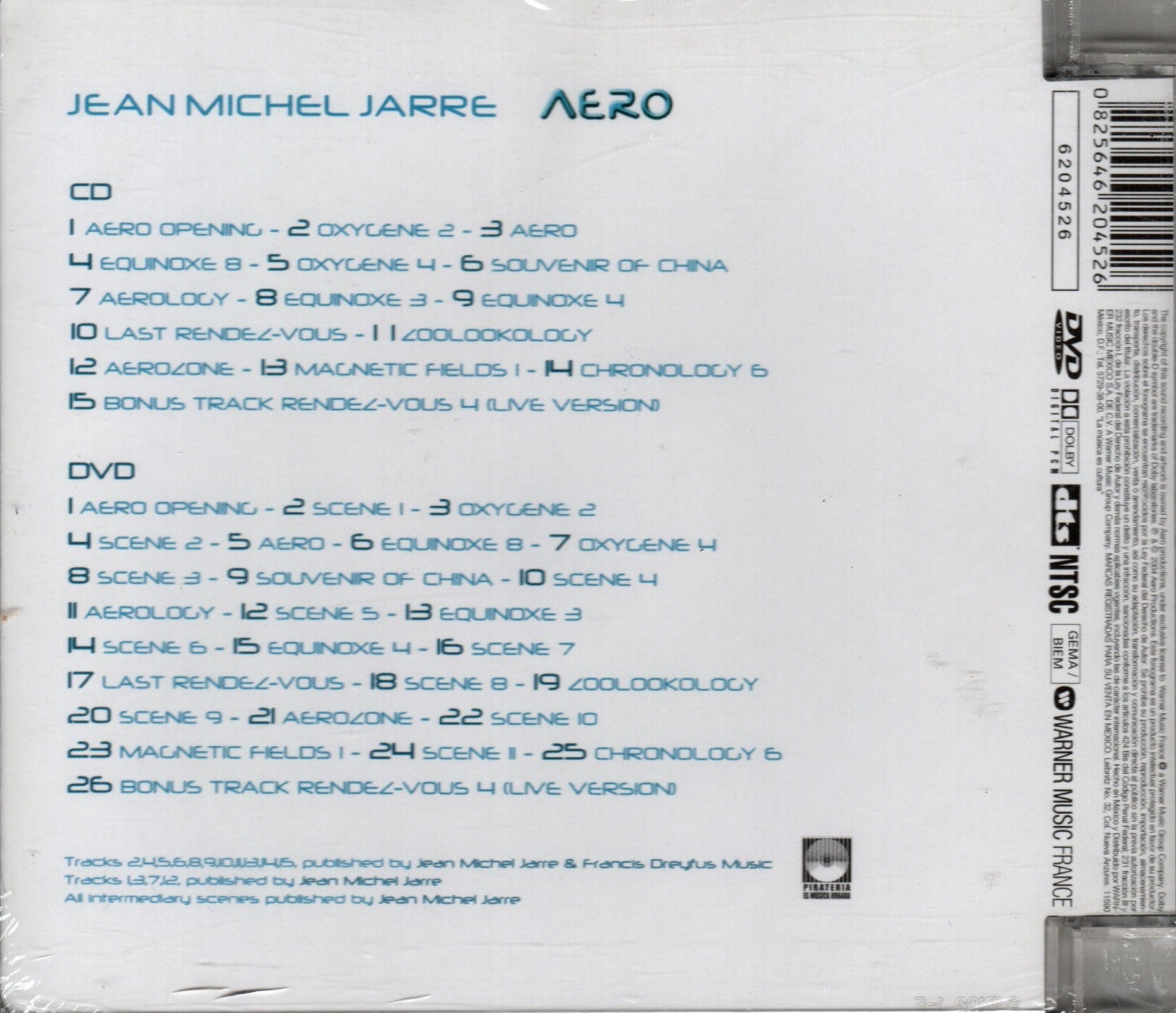 CD+DVD Jean Michel Jarre-Aero