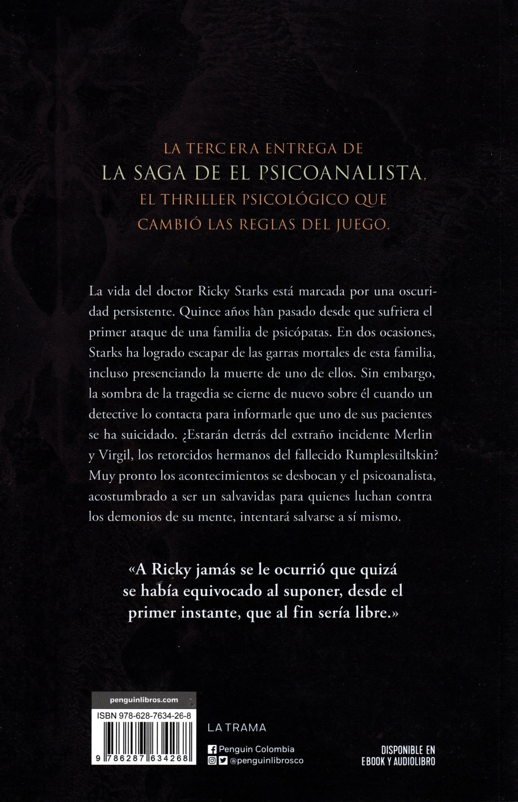 Libro John Katzenbach - El psicoanalista en la mira