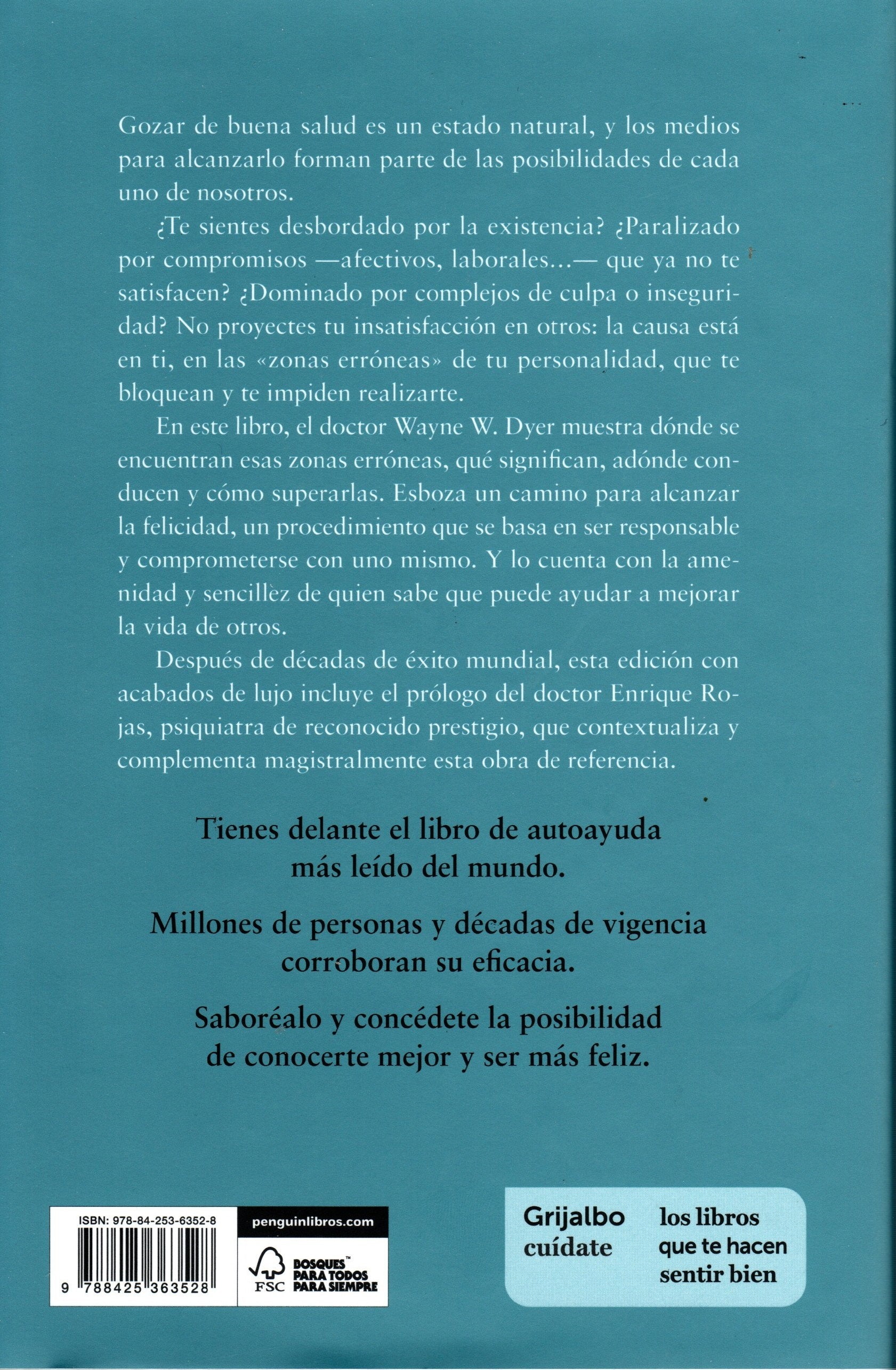 Libro Wayne W. Dyer - Tus zonas erróneas (edición de lujo)