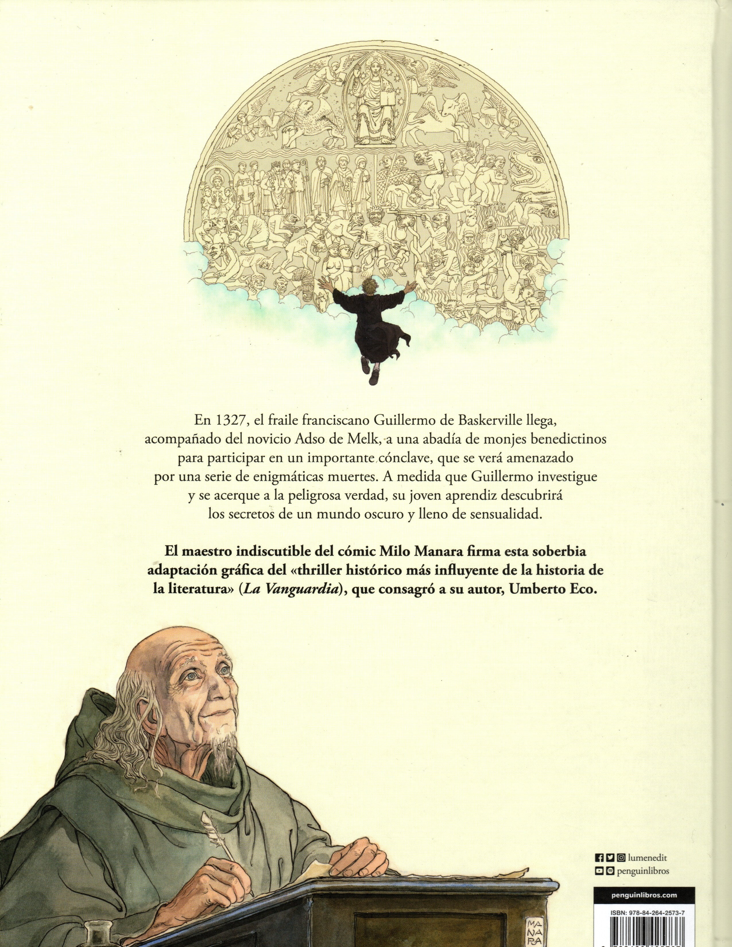 Libro Umberto Eco / Milo Manara - El nombre de la rosa. La novela gráfica