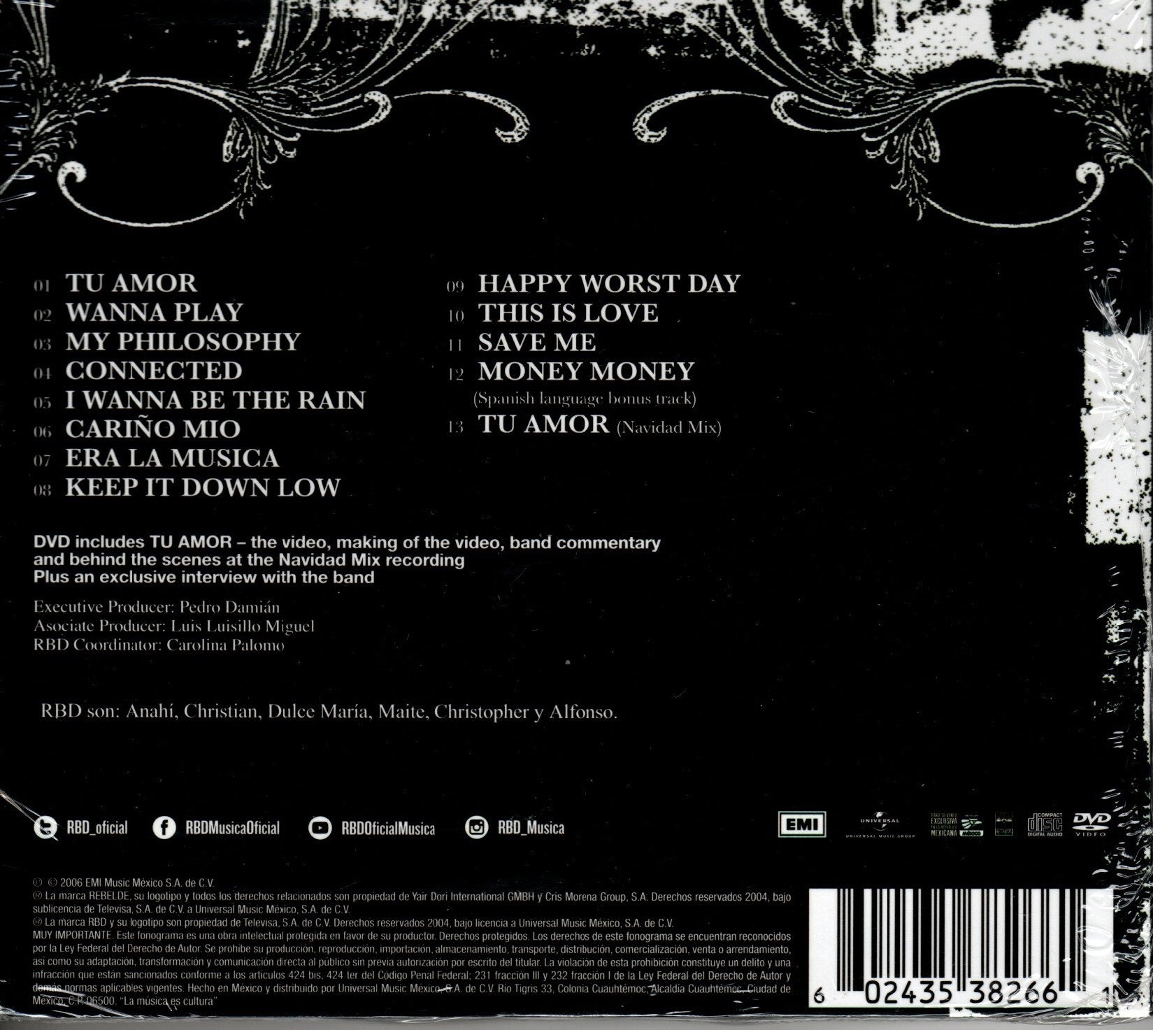 CD+DVD RBD - Rebels Fan Edition