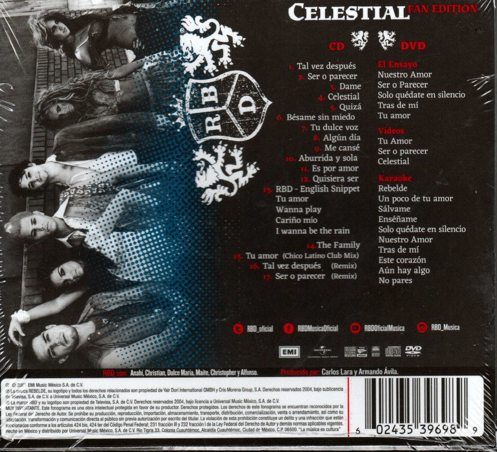 CD+DVD RBD - Celestial Fan Edition