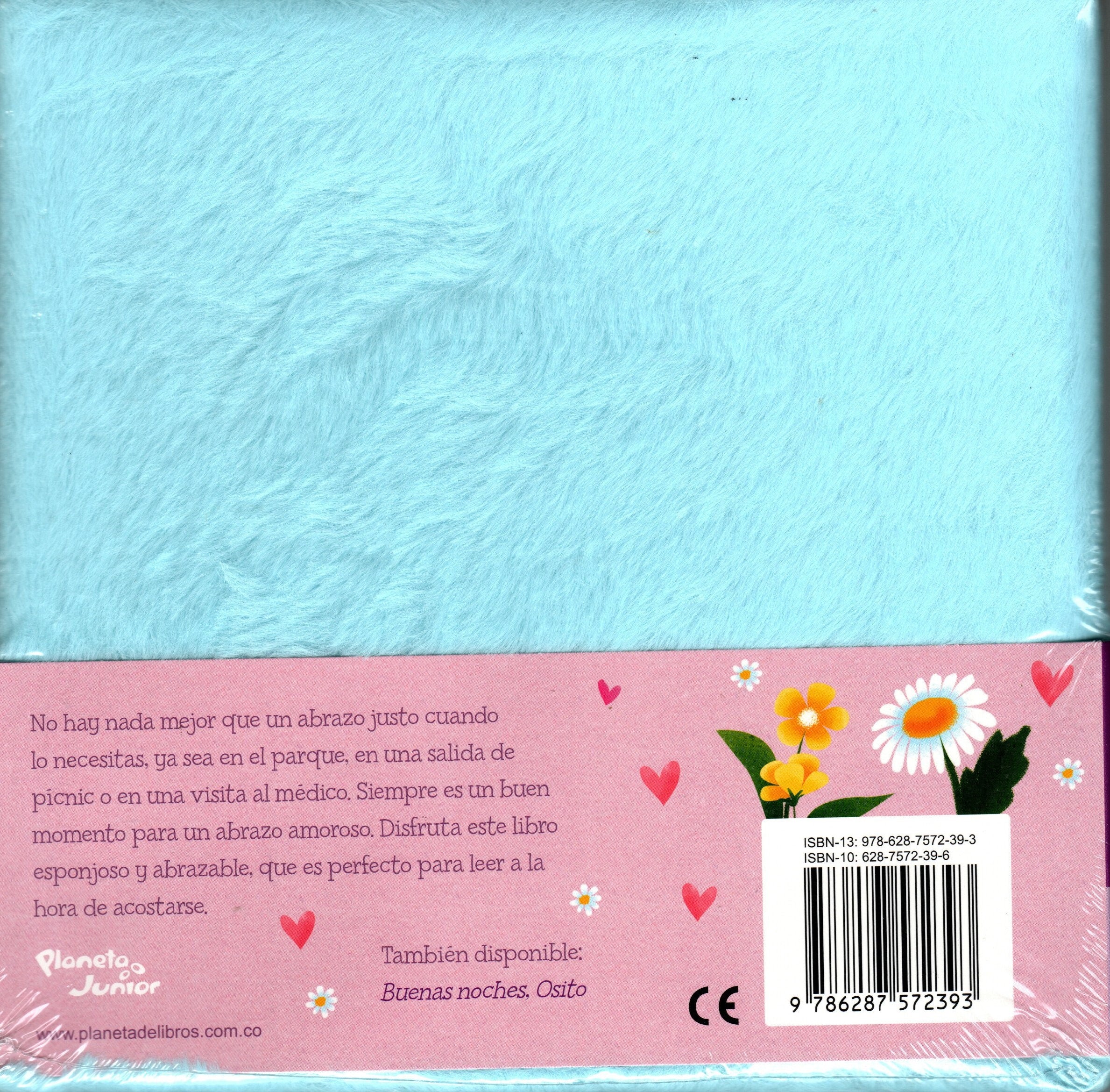 Libro Abrázame. Libro esponjoso