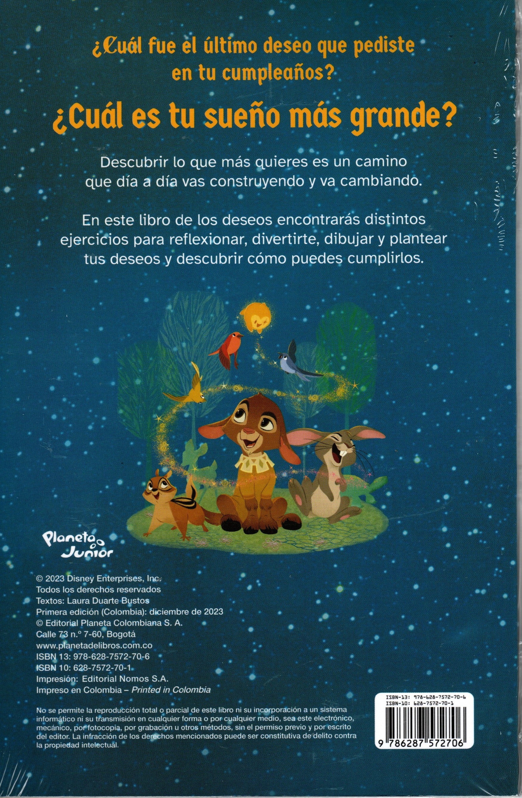 Libro Wish. Libro de los deseos Disney