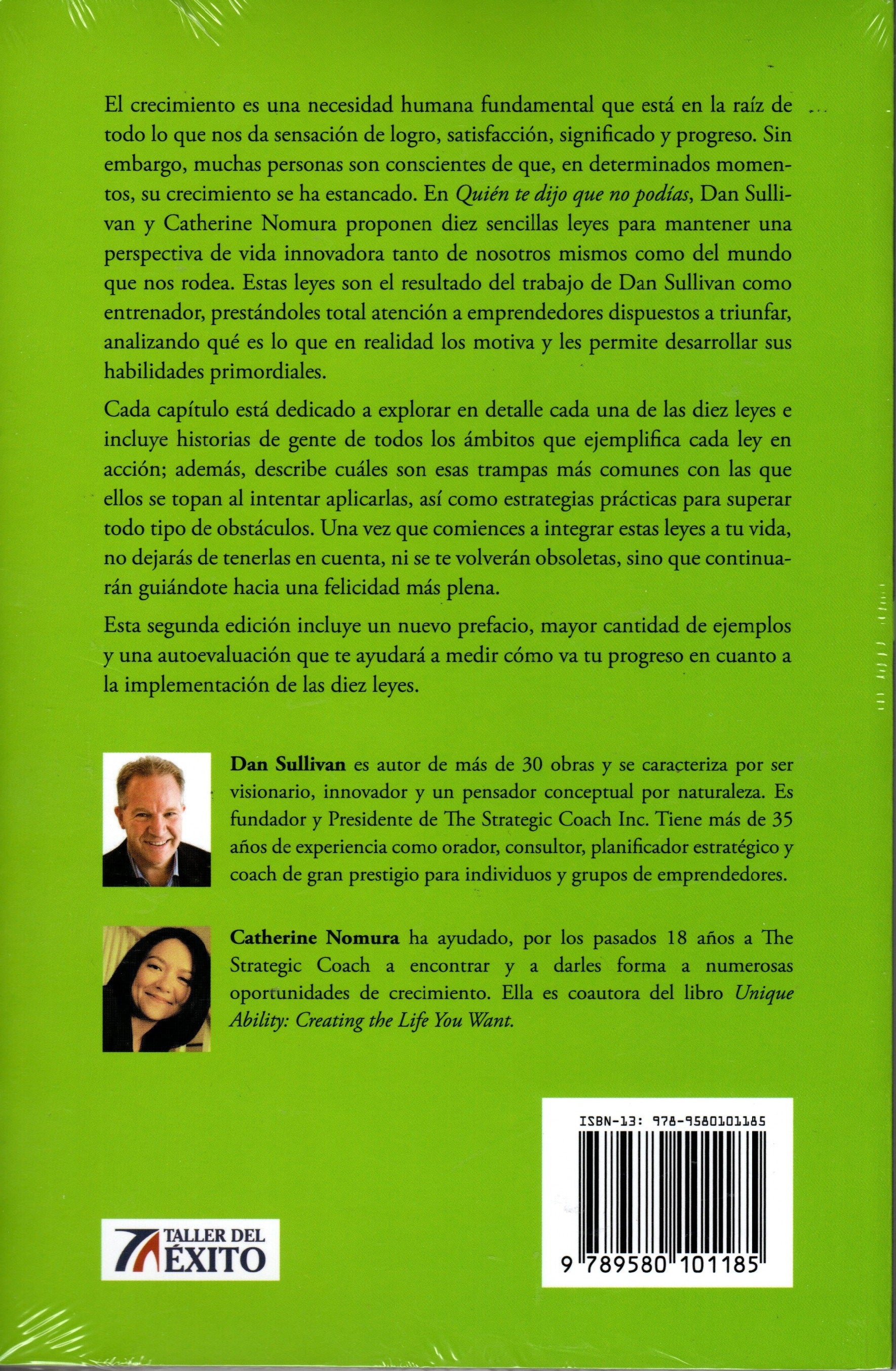 Libro Dan Sullivan, Catherine Nomura  - Quién Te Dijo Que No Podías