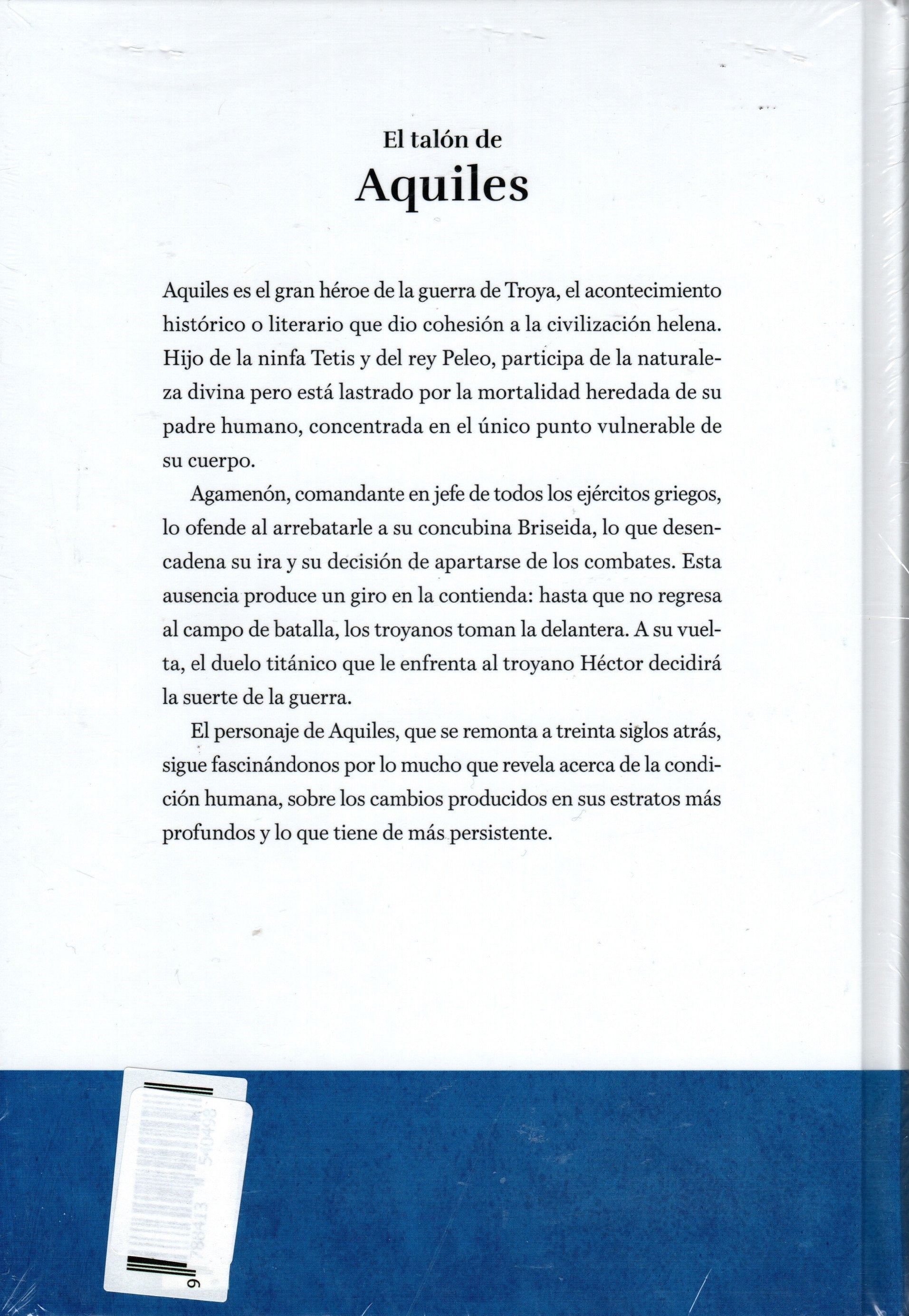 Libro  El Talón de Aquiles libro 19