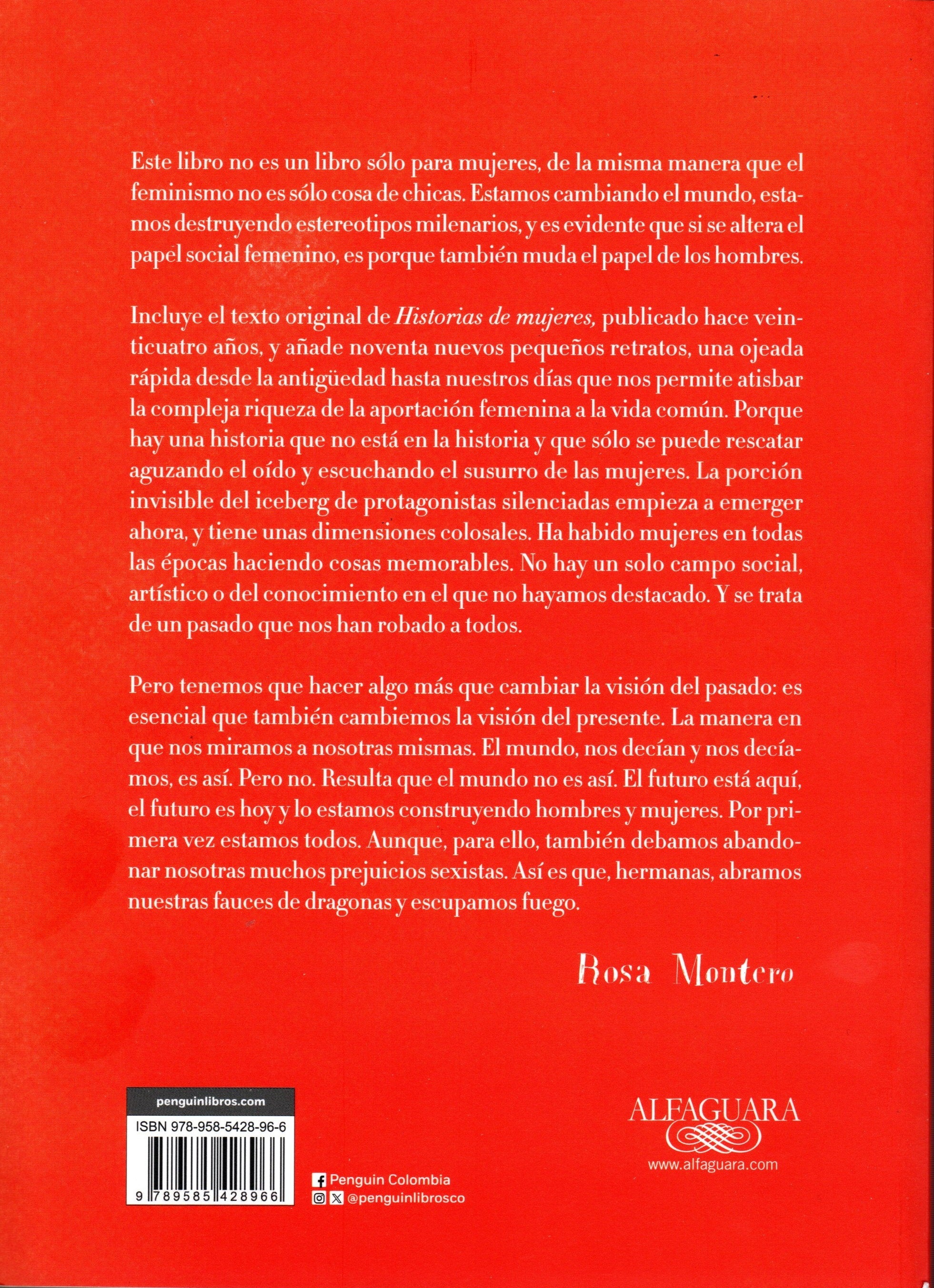 Libro Rosa Montero - Nosotras