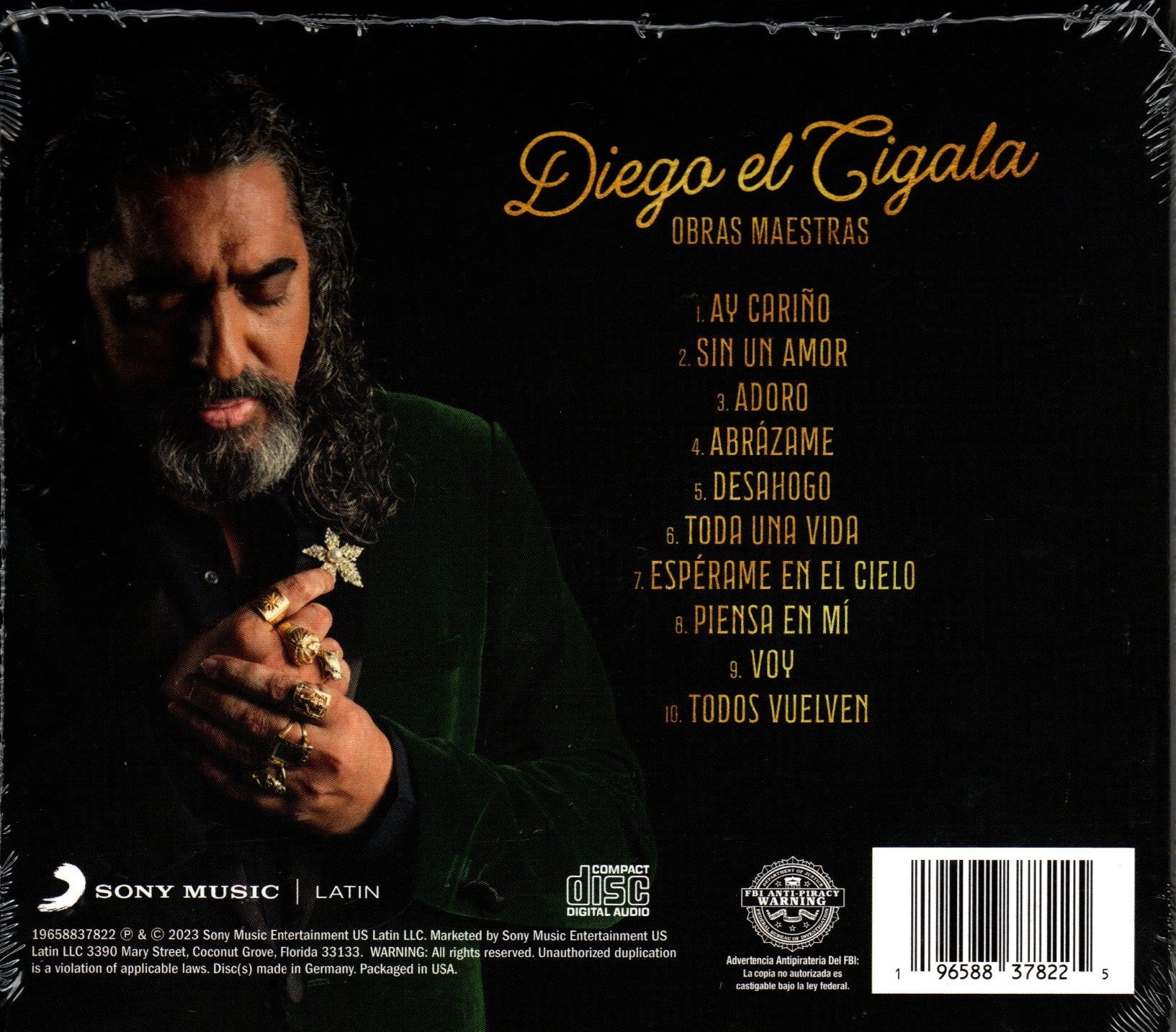 CD Diego El Cigala - Obras Maestras