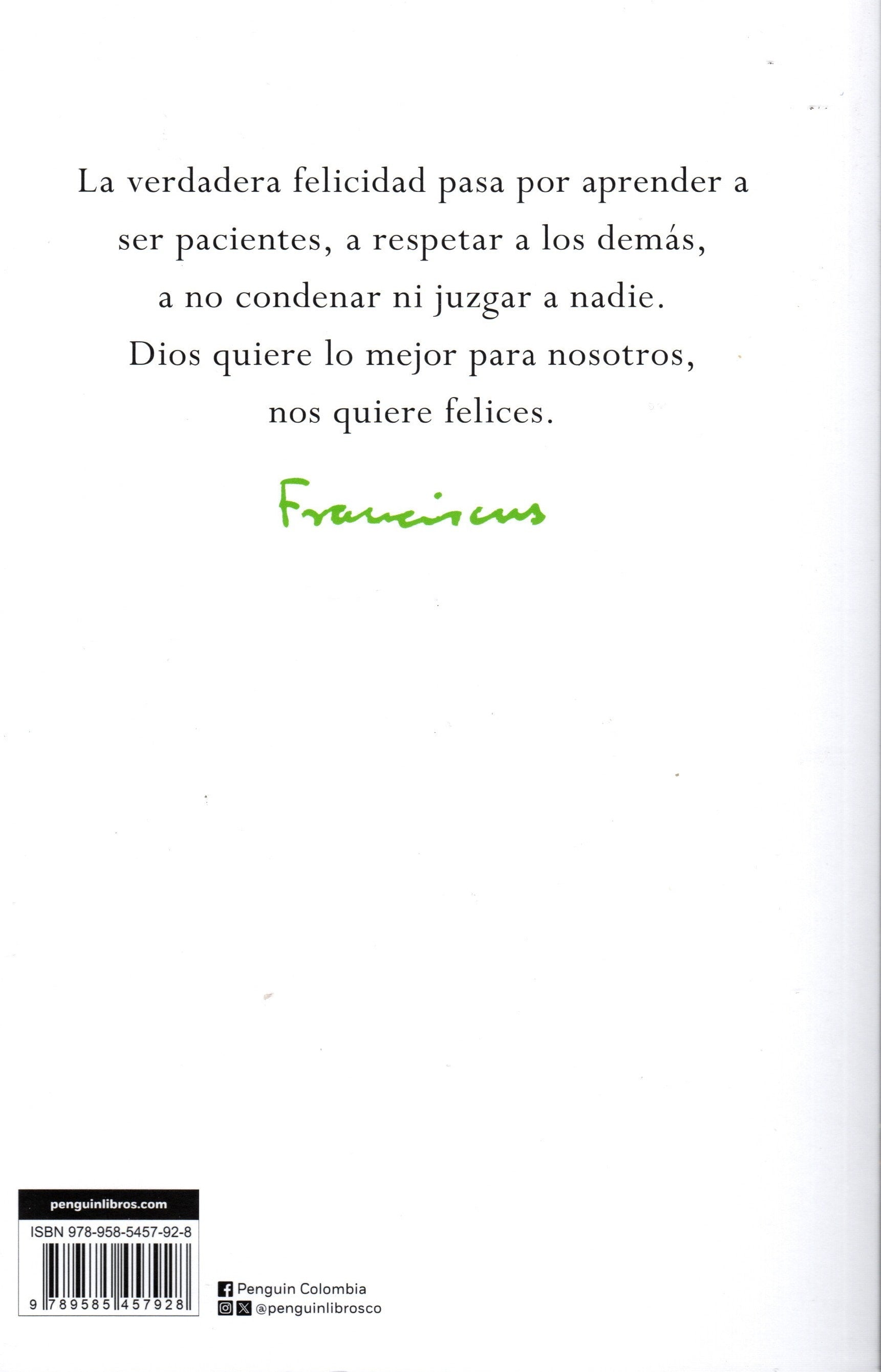 Libro Papa Francisco - Te deseo la felicidad