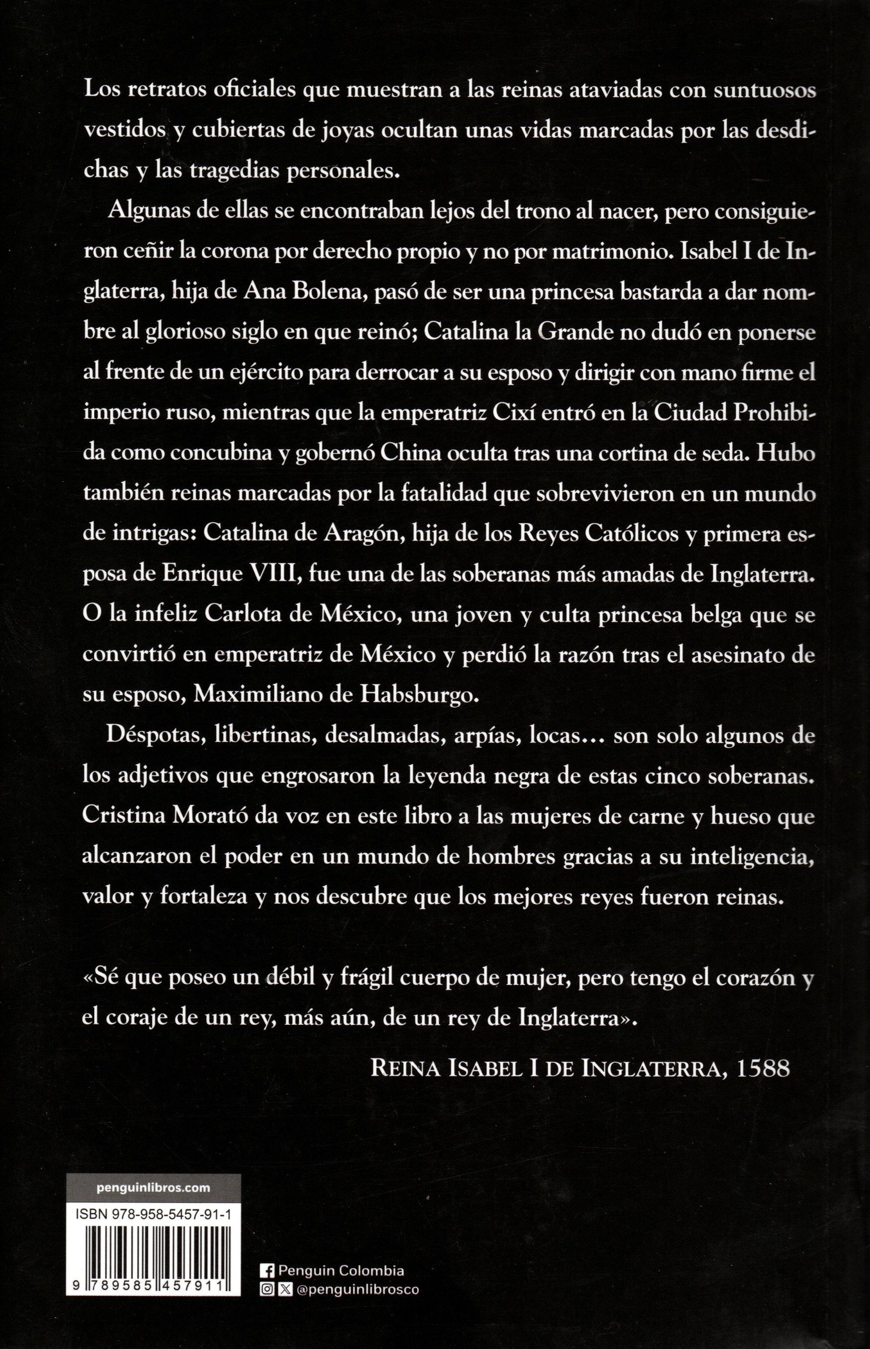 Libro Cristina Morató - Reinas De Leyenda