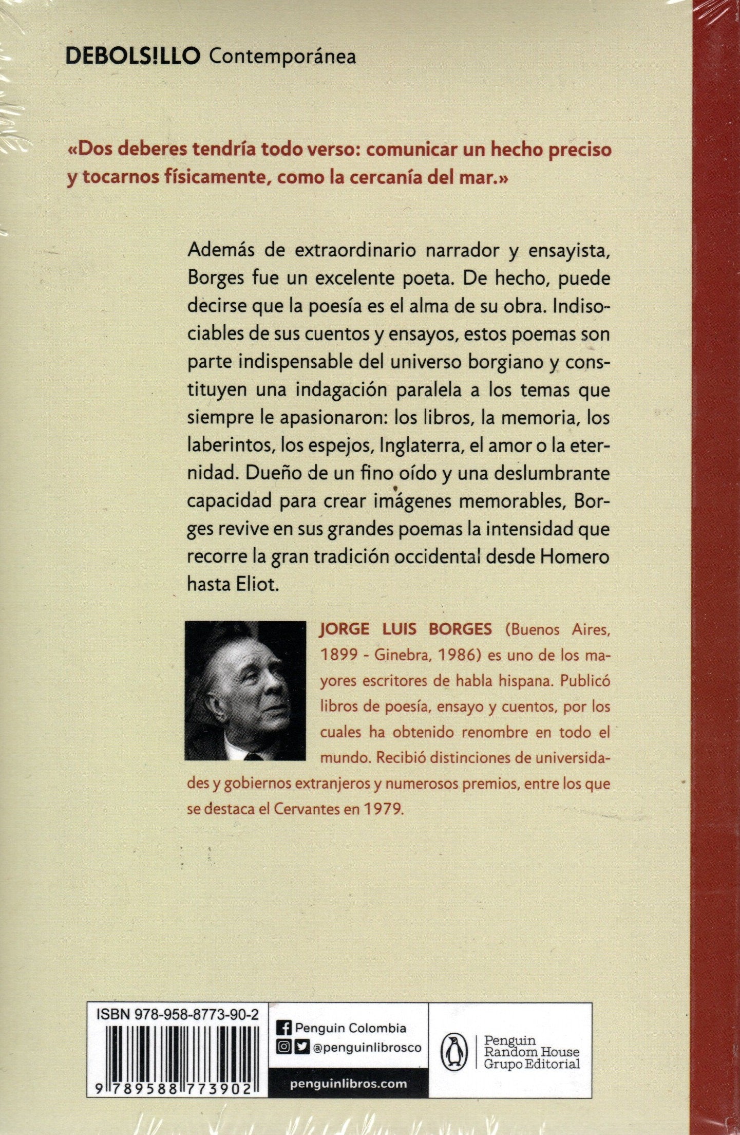 Libro Jorge Luis Borges - POESÍA COMPLETA