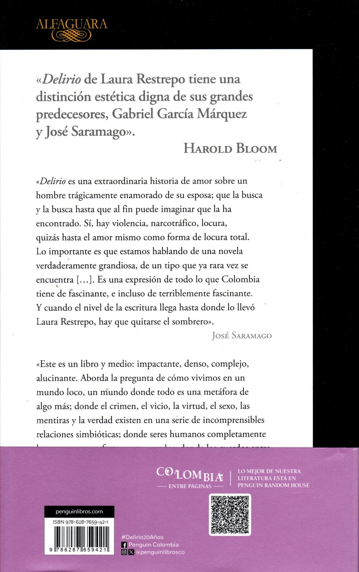 Libro Laura Restrepo - Delirio (Edición conmemorativa 20 aniversario)