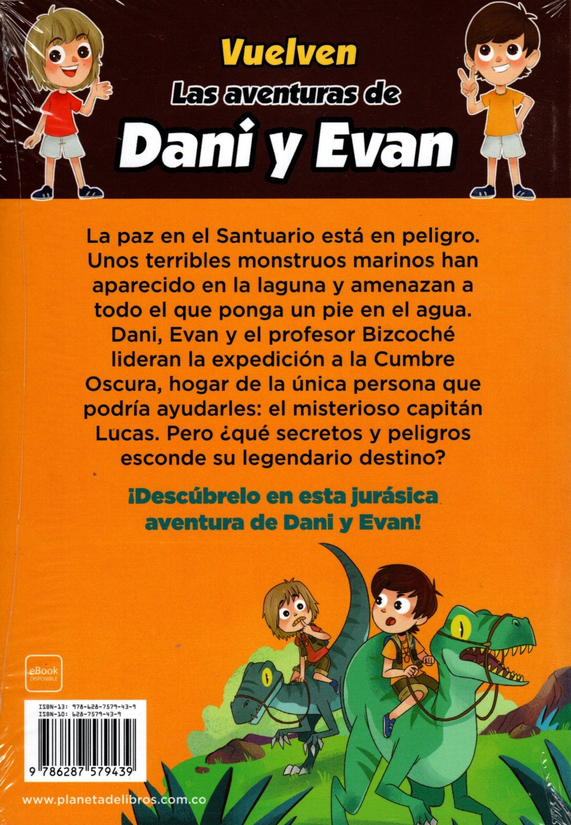 Libro Las Aventuras De Dani Y Evan-  Las puertas del tiempo