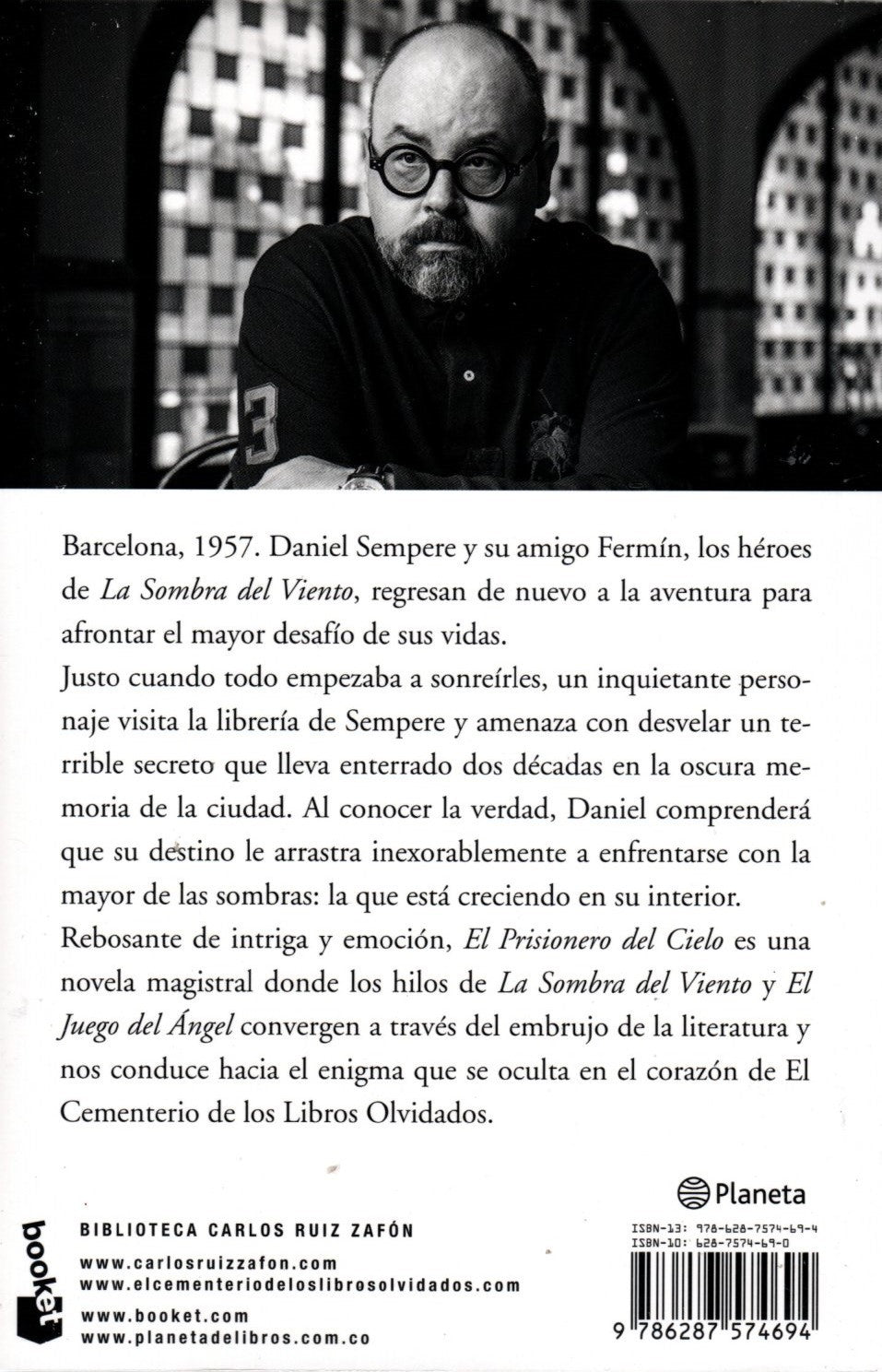 Libro Carlos Ruiz Zafón - El Prisionero del Cielo
