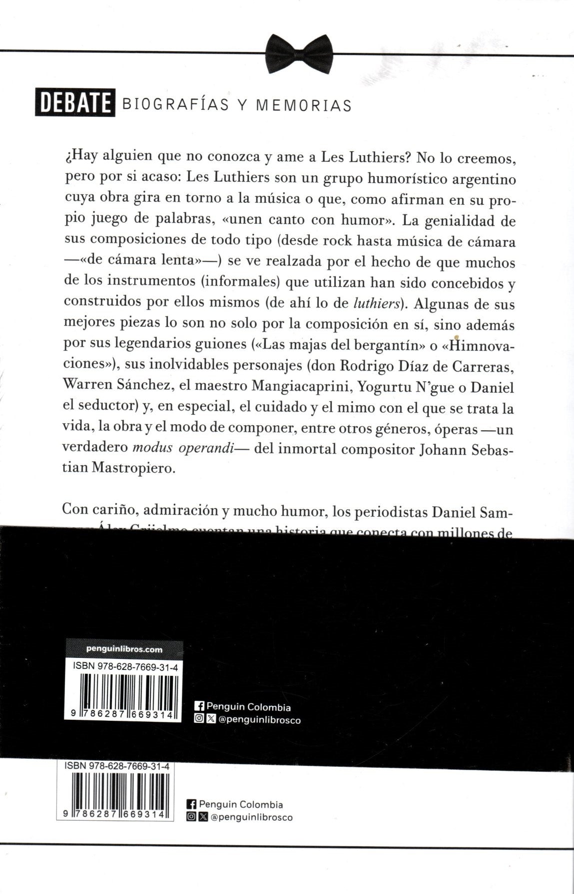 Libro Daniel Samper Pizano / Álex Grijelmo - Les Luthiers: de la L a las S