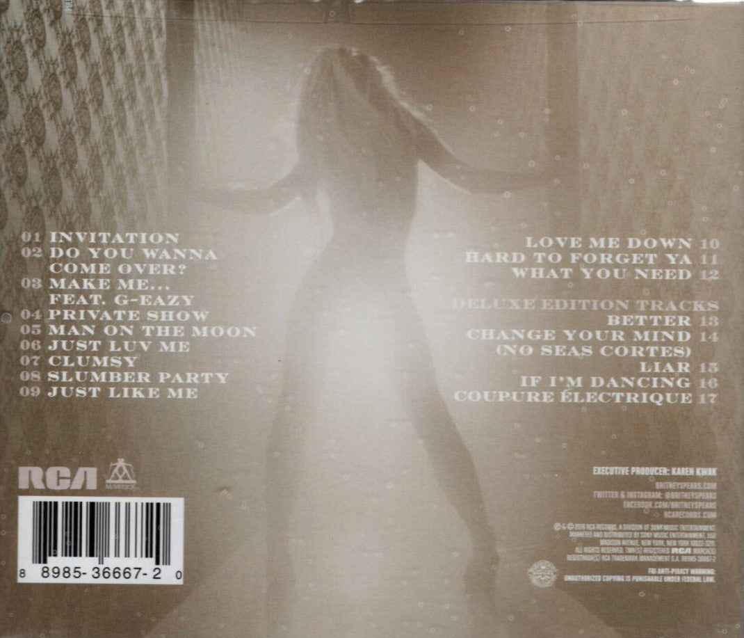 CD Britney Spears – Glory