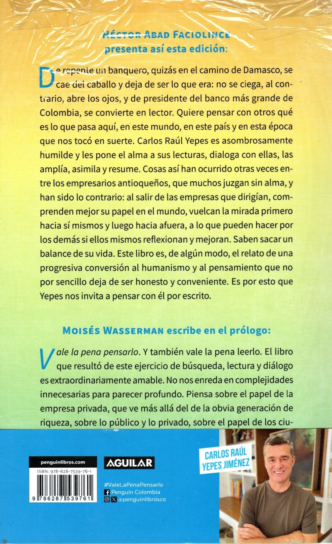 Libro Carlos Raúl Yepes - Vale la pena pensarlo