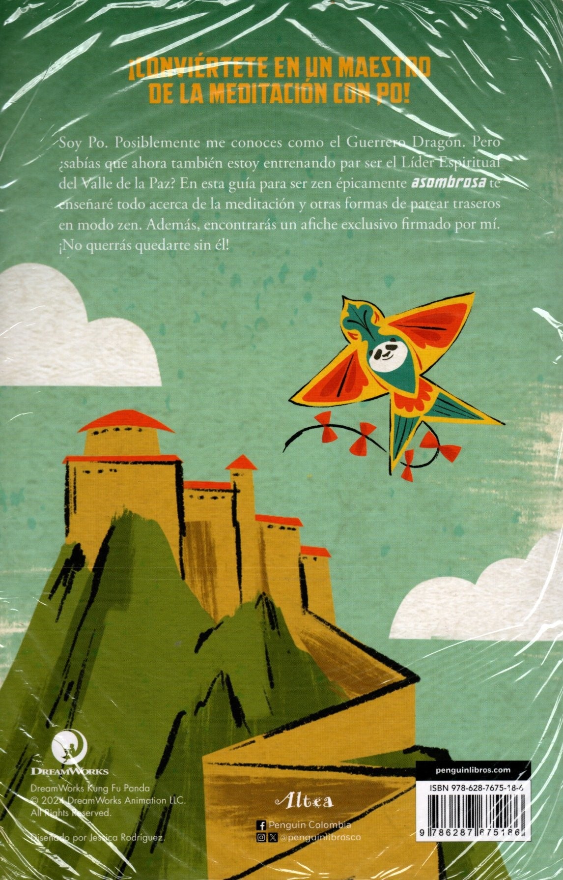 Libro Kung Fu Panda 4. Guía de Po para ser Zen