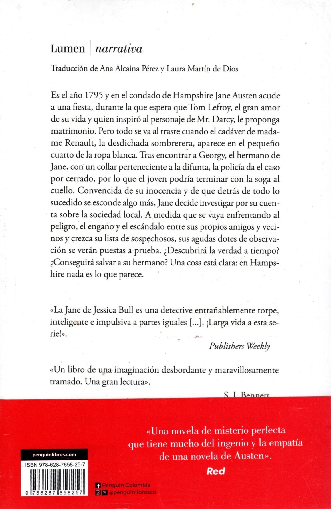 Libro Jessica Bull - Jane Austen investiga
