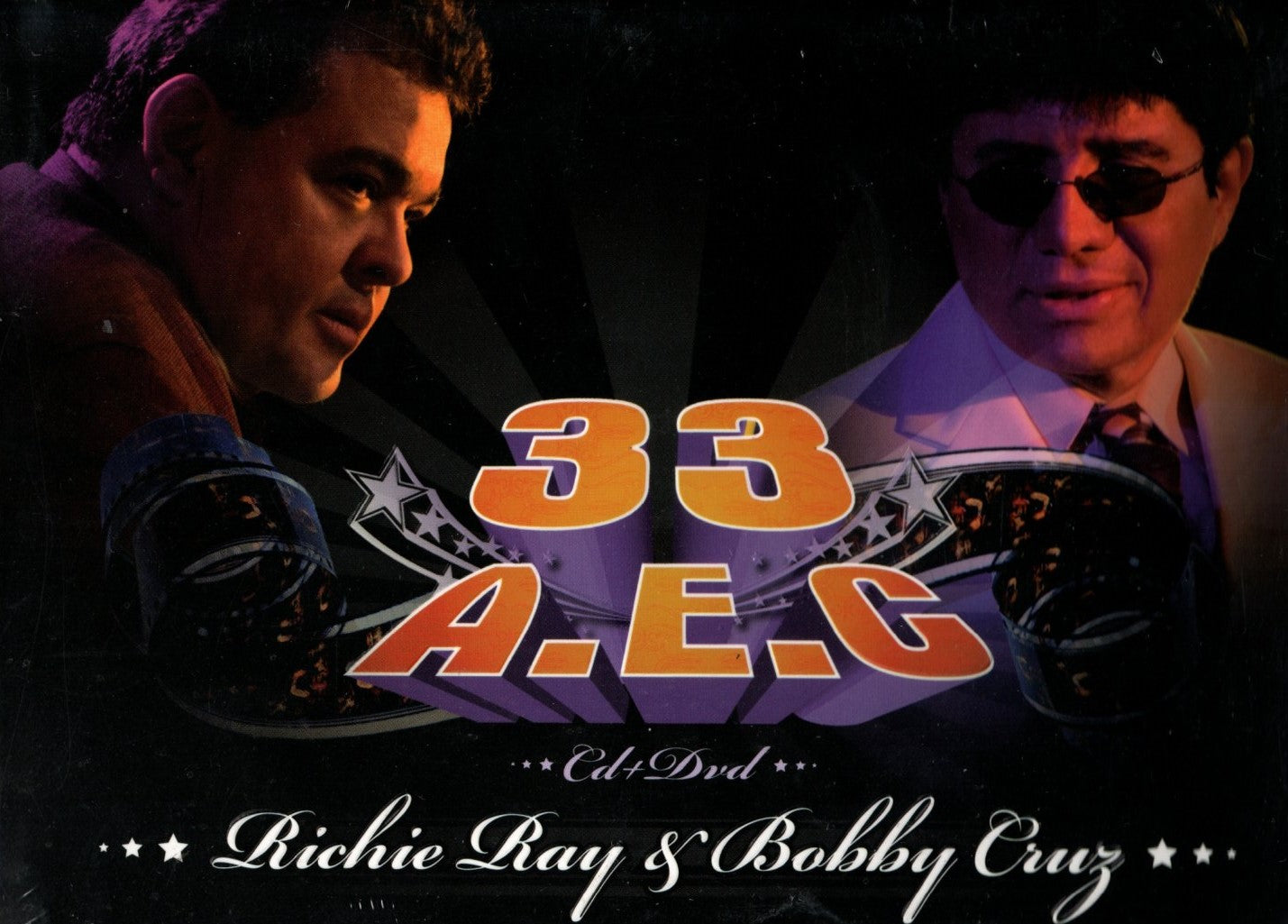 CD+DVD Richie Ray & Bobby Cruz - 33 A.E.C