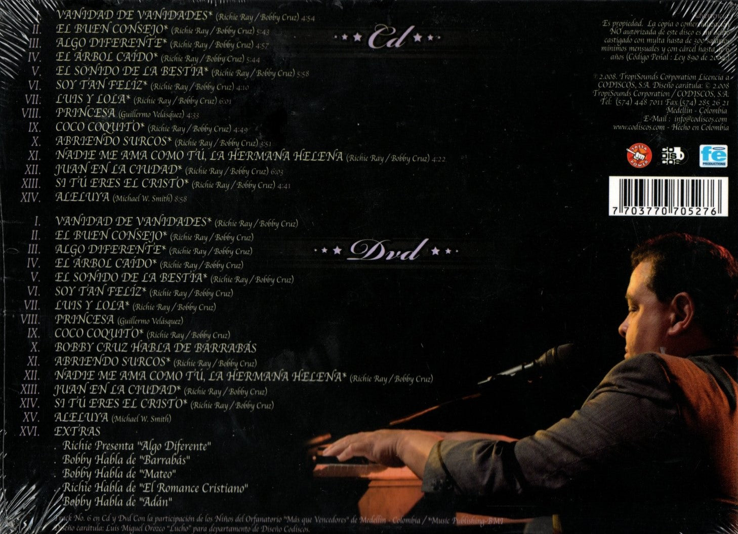 CD+DVD Richie Ray & Bobby Cruz - 33 A.E.C