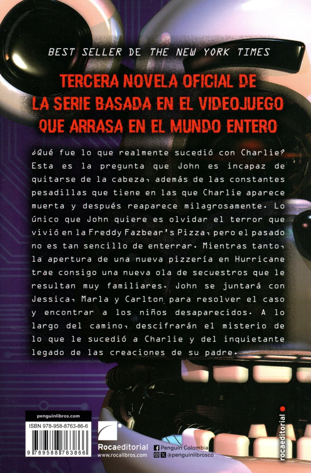 Libro  Kira Breed-Wrisley / Scott Cawthon - Five nights at Freddy's 3. El Cuarto Armario