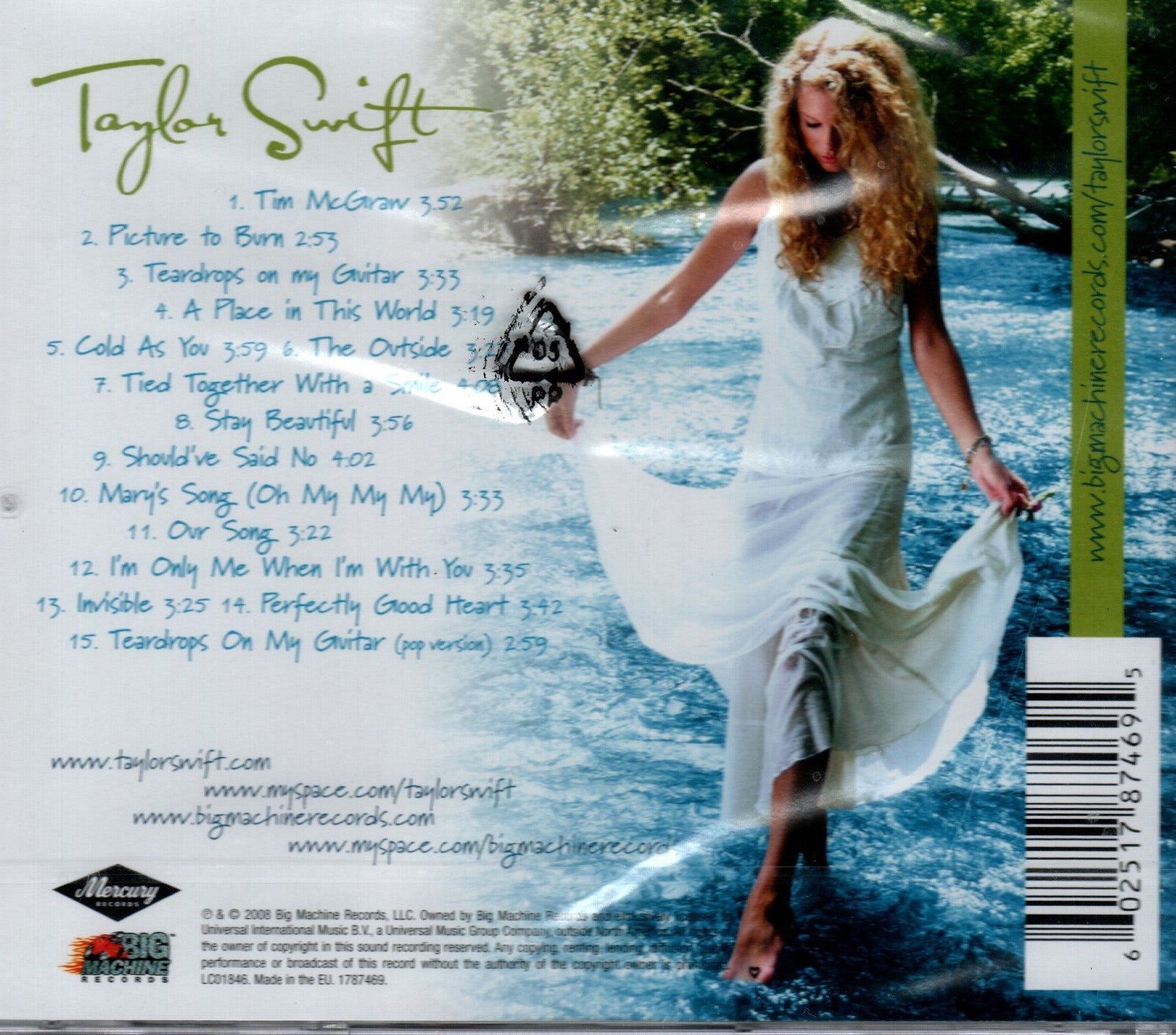 CD Taylor Swift ‎– Taylor Swift