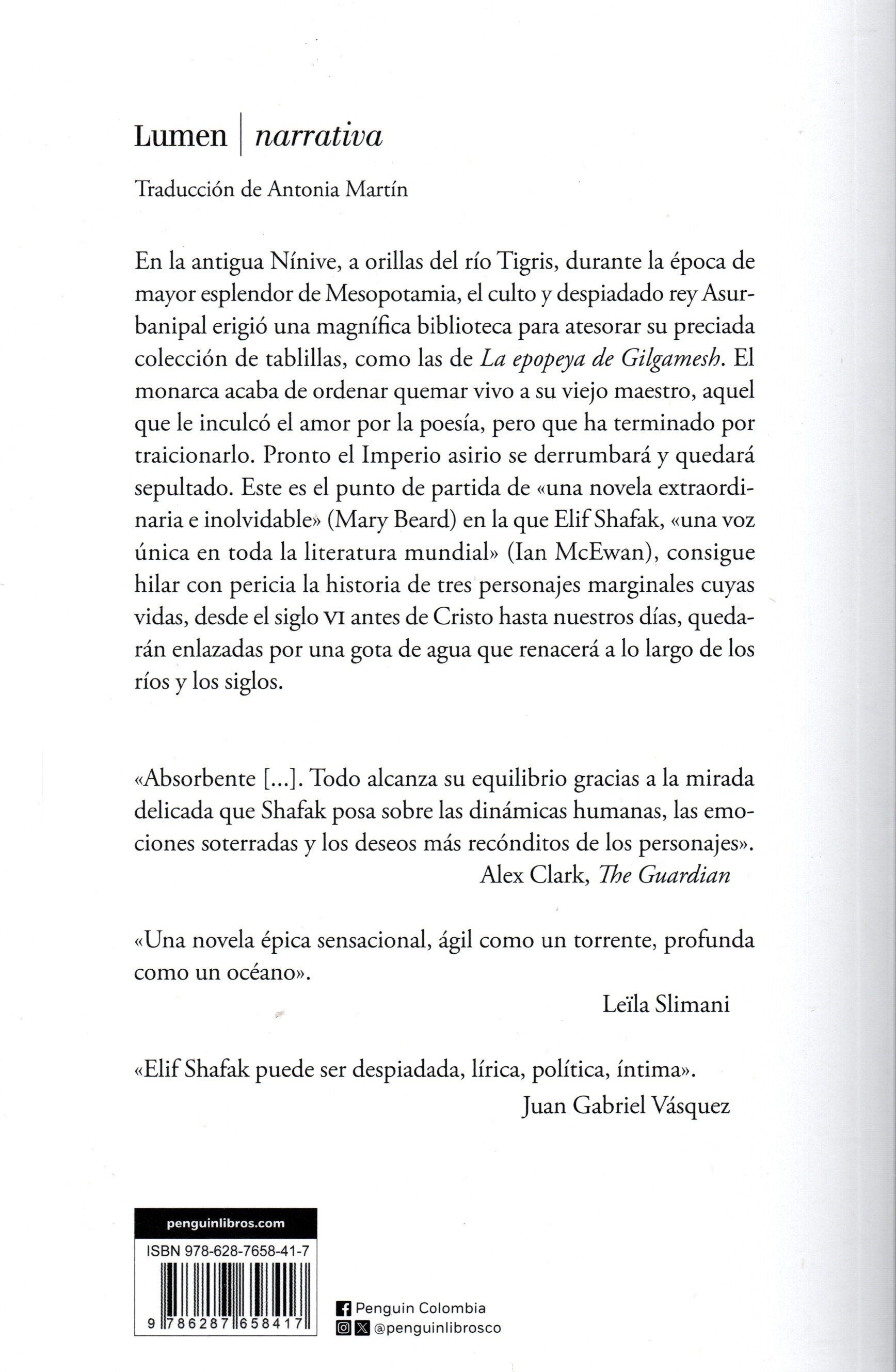Libro  Elif Shafak - Hay ríos en el cielo