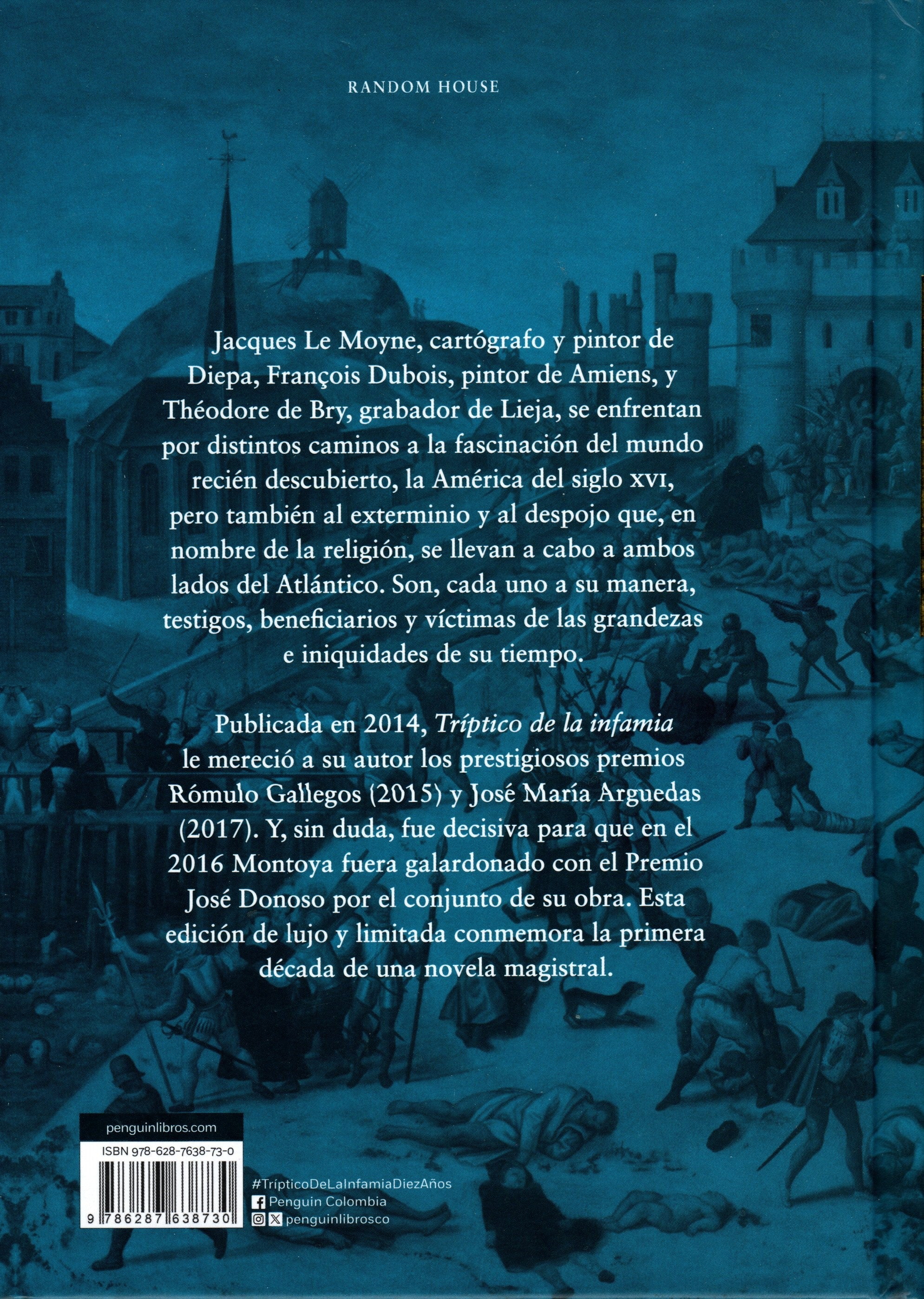 Libro Pablo Montoya - Tríptico de la infamia