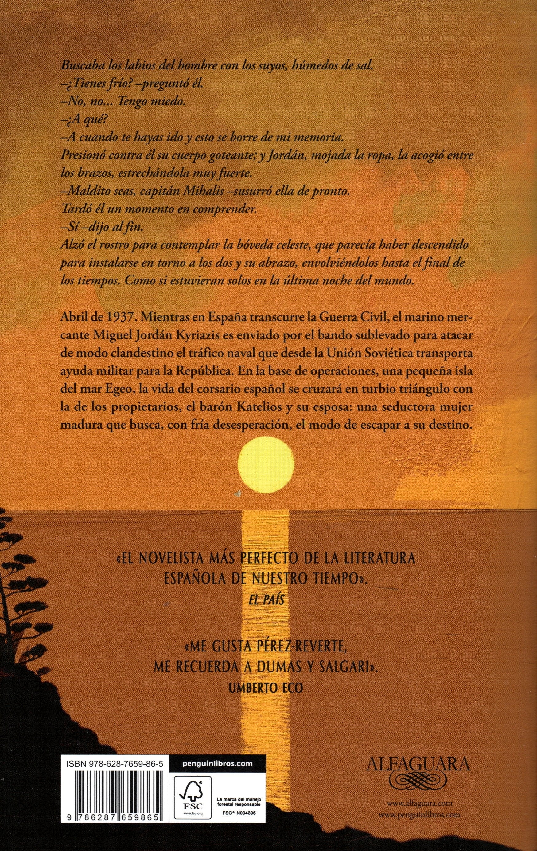 Libro Arturo Pérez Reverte - La isla de la mujer dormida