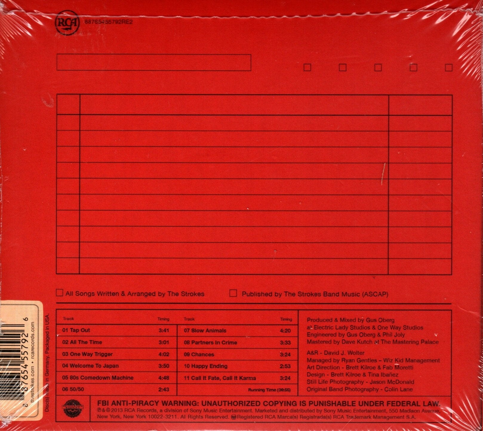 CD The Strokes ‎– Comedown Machine
