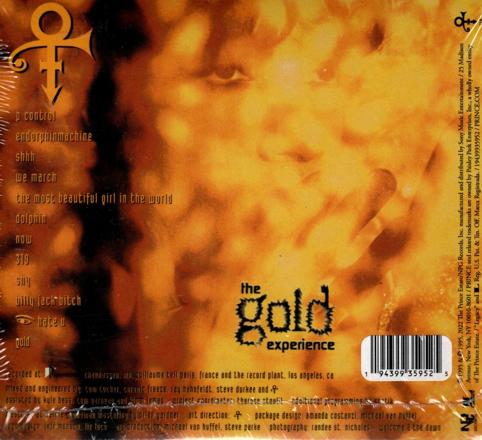 CD The Artist (Formerly Known As Prince) – The Gold Experience