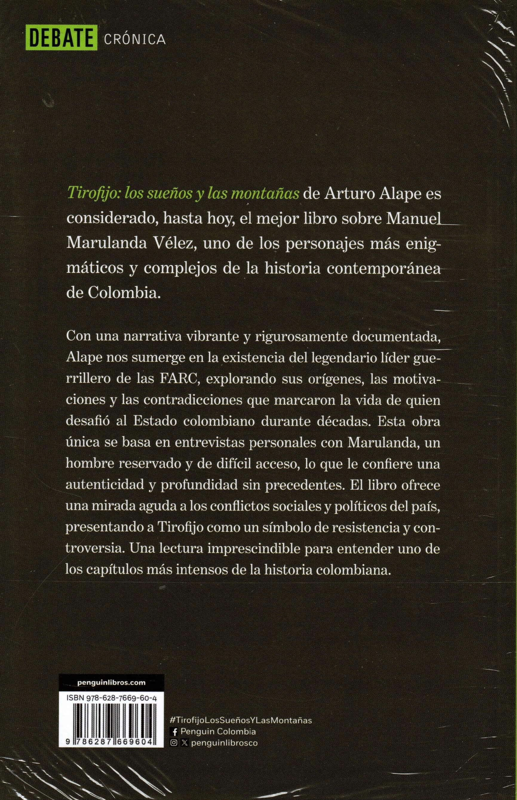 Libro Arturo Alape - Tirofijo. los sueños y las montañas