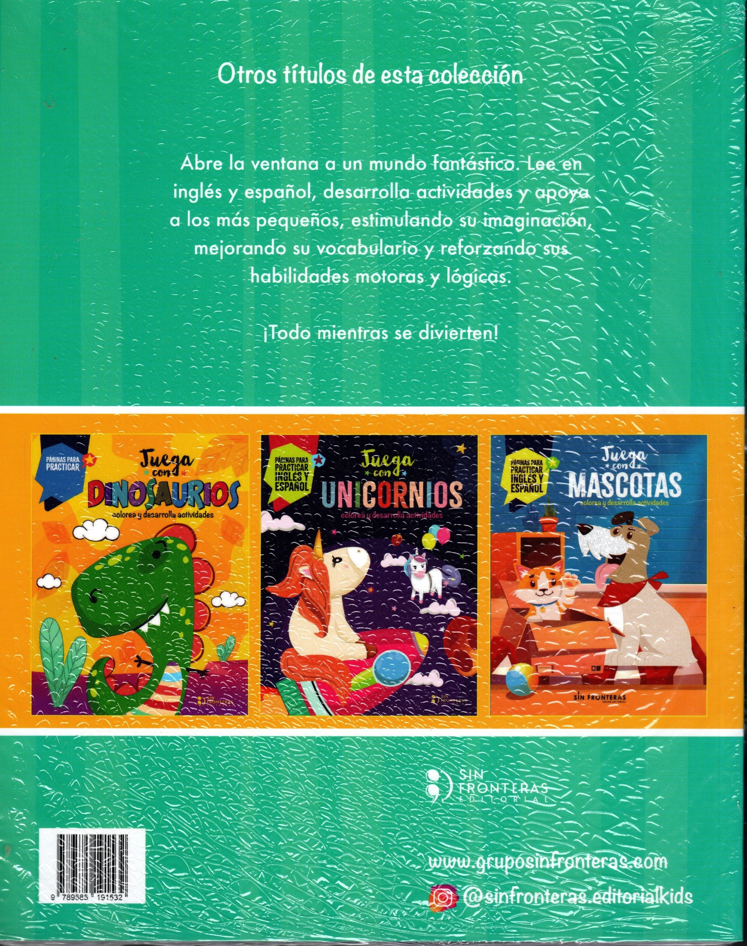 Libro  Juega con animales de la selva