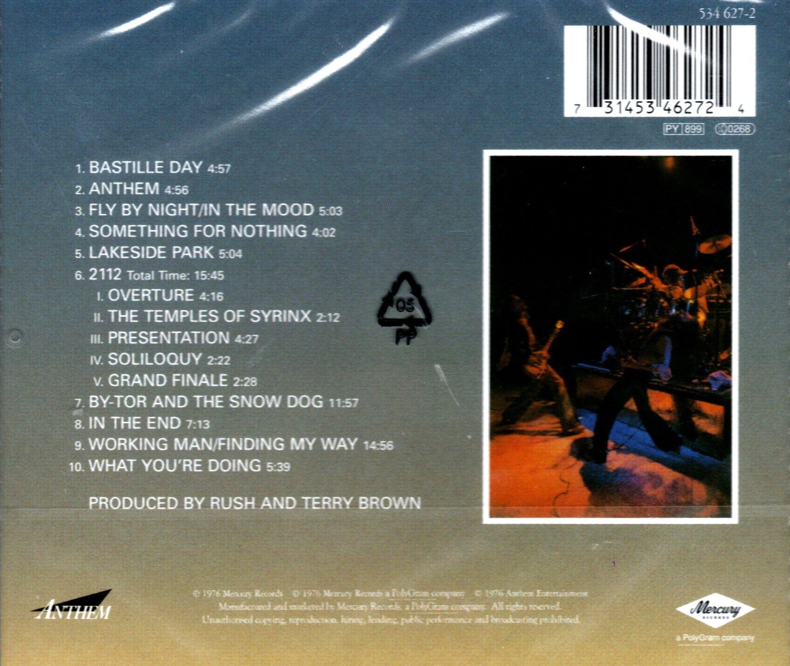 CD Rush - All The Worlds Stage