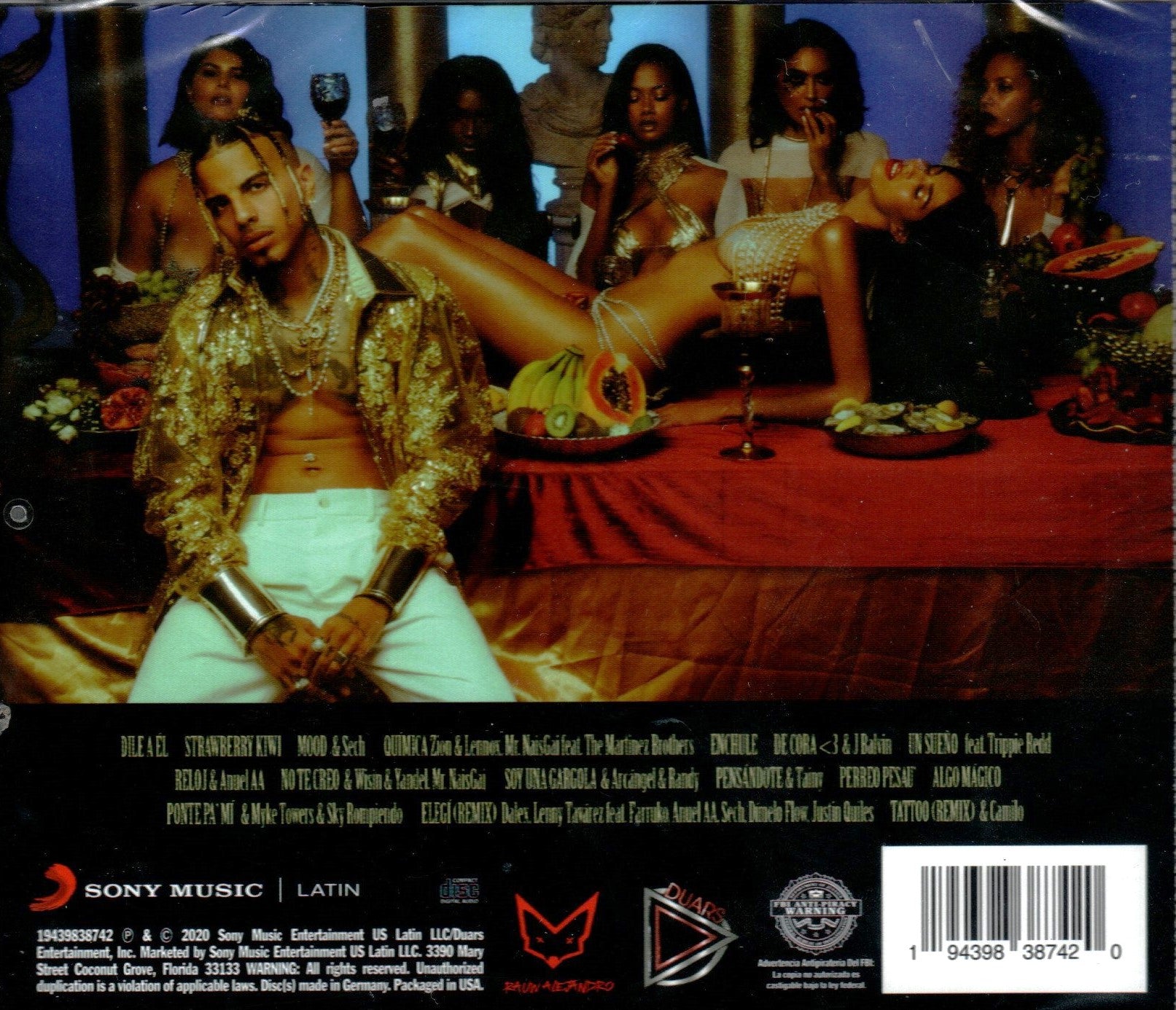 CD Rauw Alejandro – Afrodisíaco