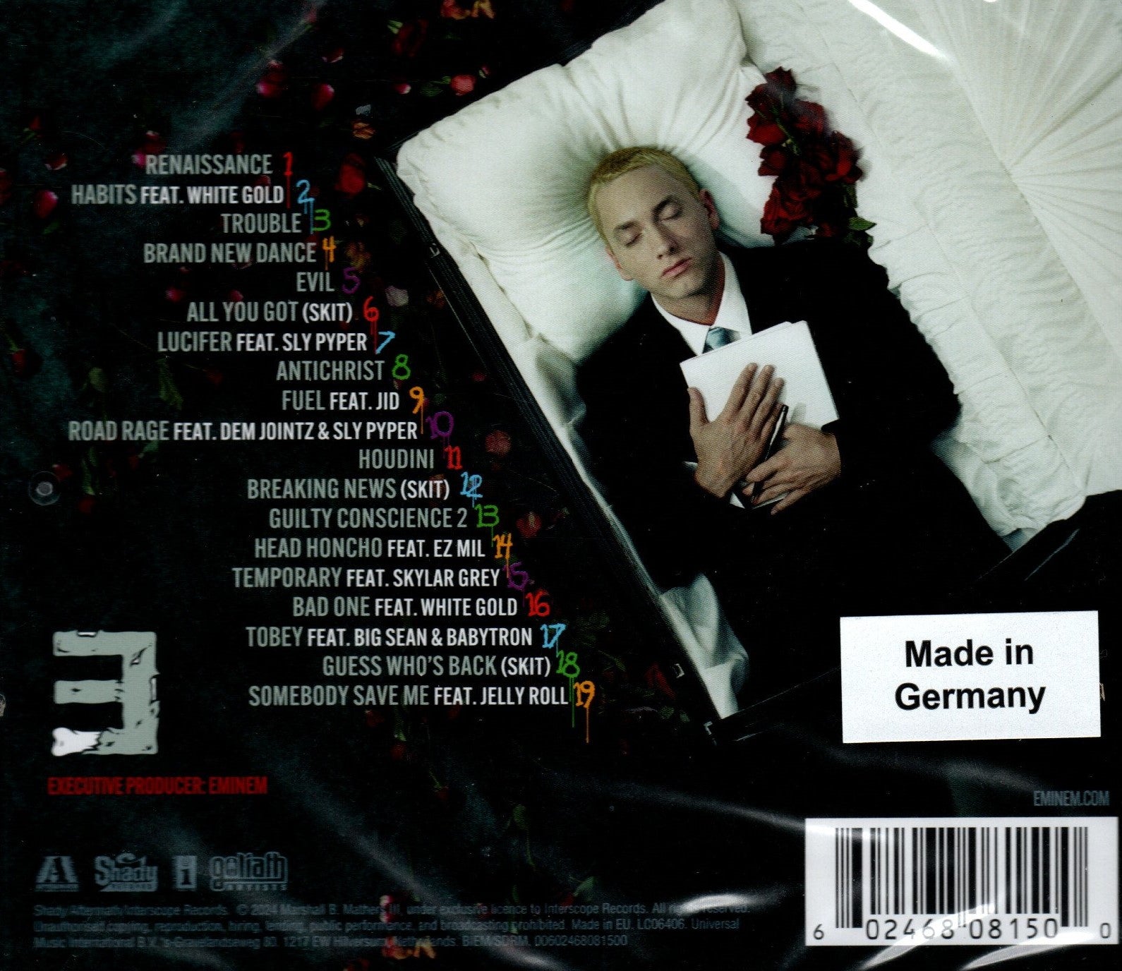 CD Eminem – The Death Of Slim Shady (Coup De Grâce)