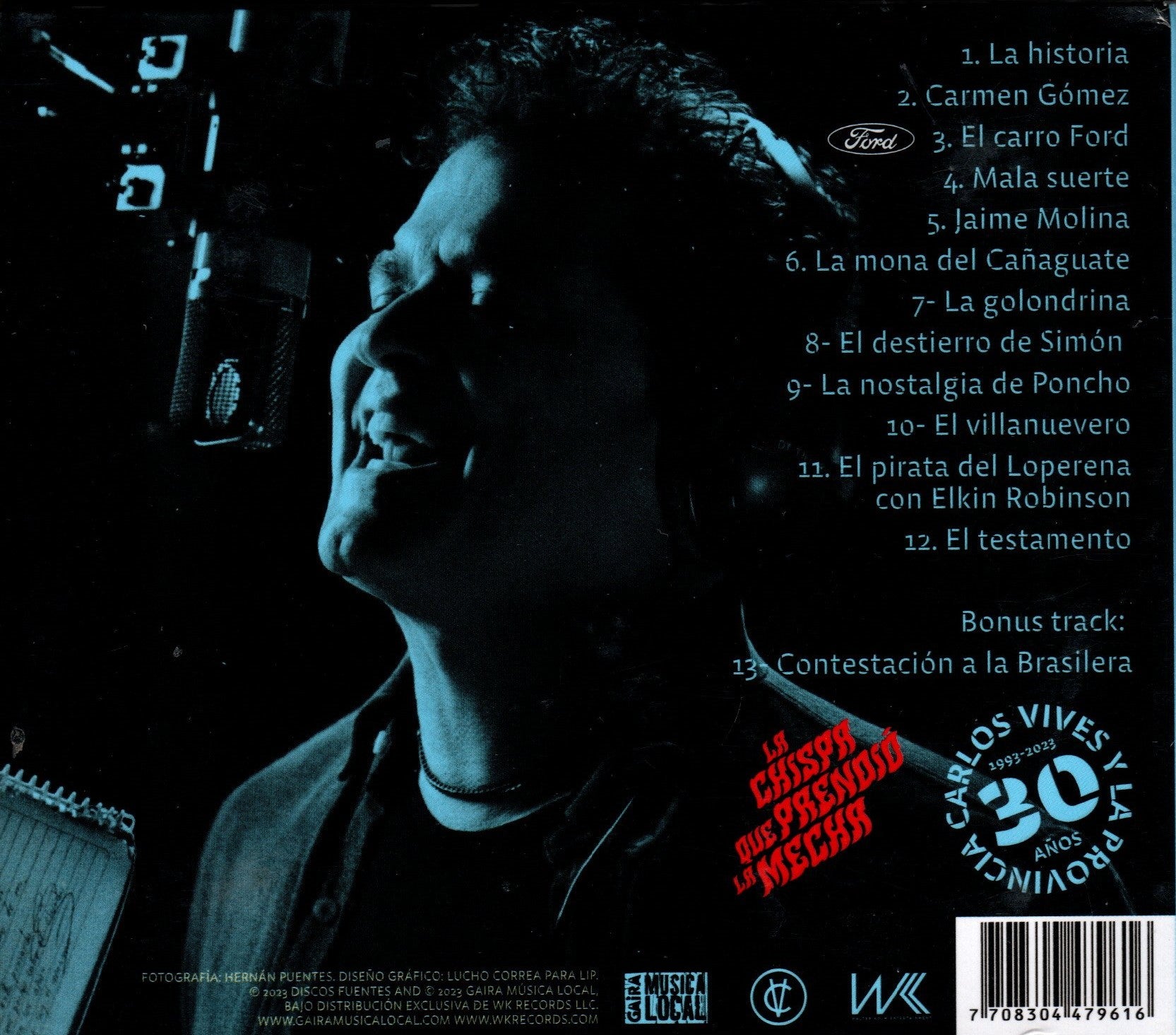 CD Escalona nunca se había grabado así - Carlos Vives y La Provincia 1993-2023 30 años