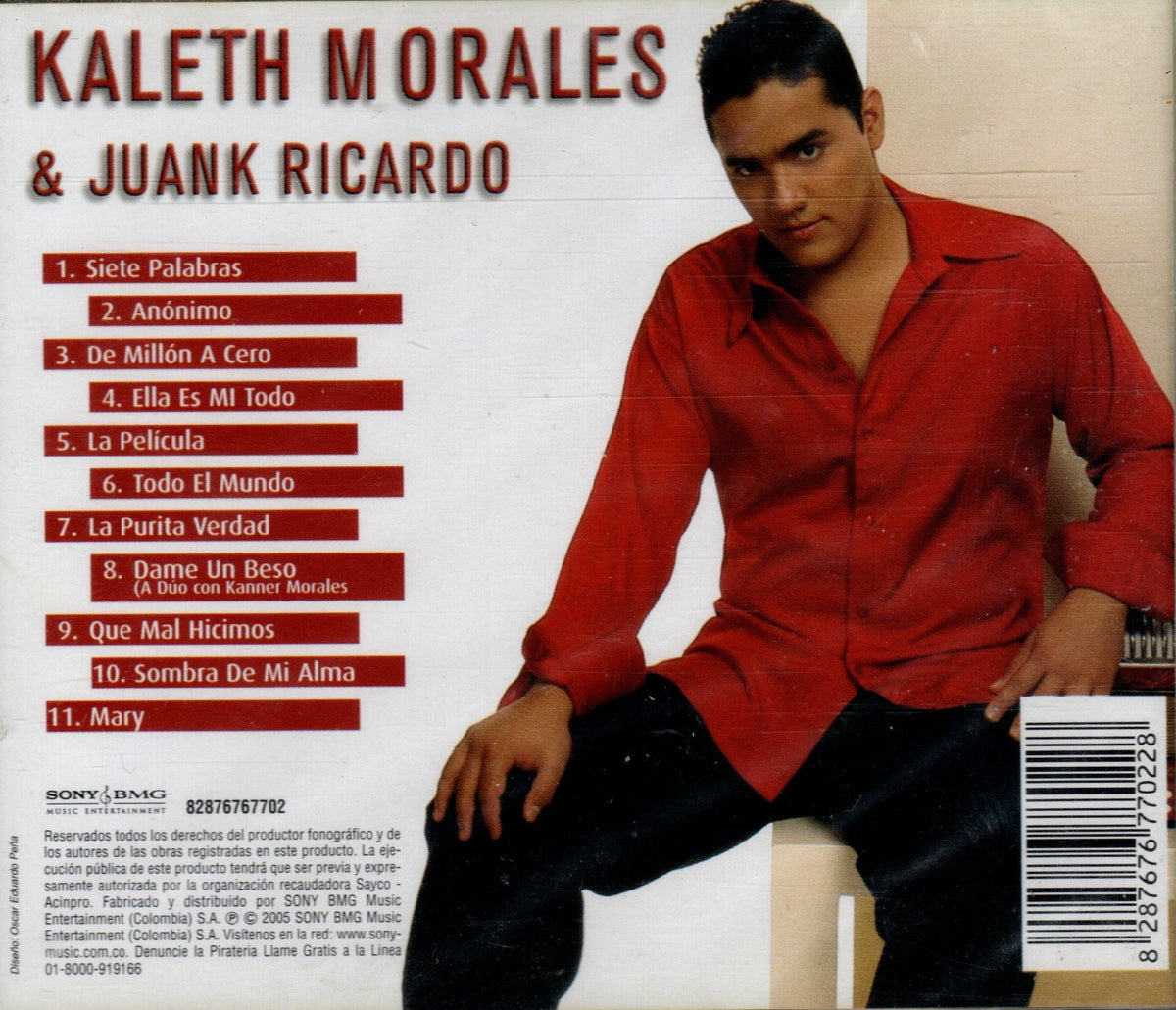 CD Kaleth Morales & Juank Ricardo – Único