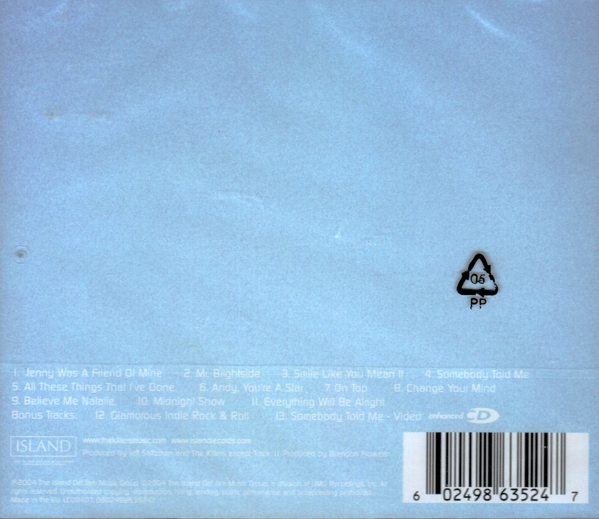 CD The Killers – Hot Fuss