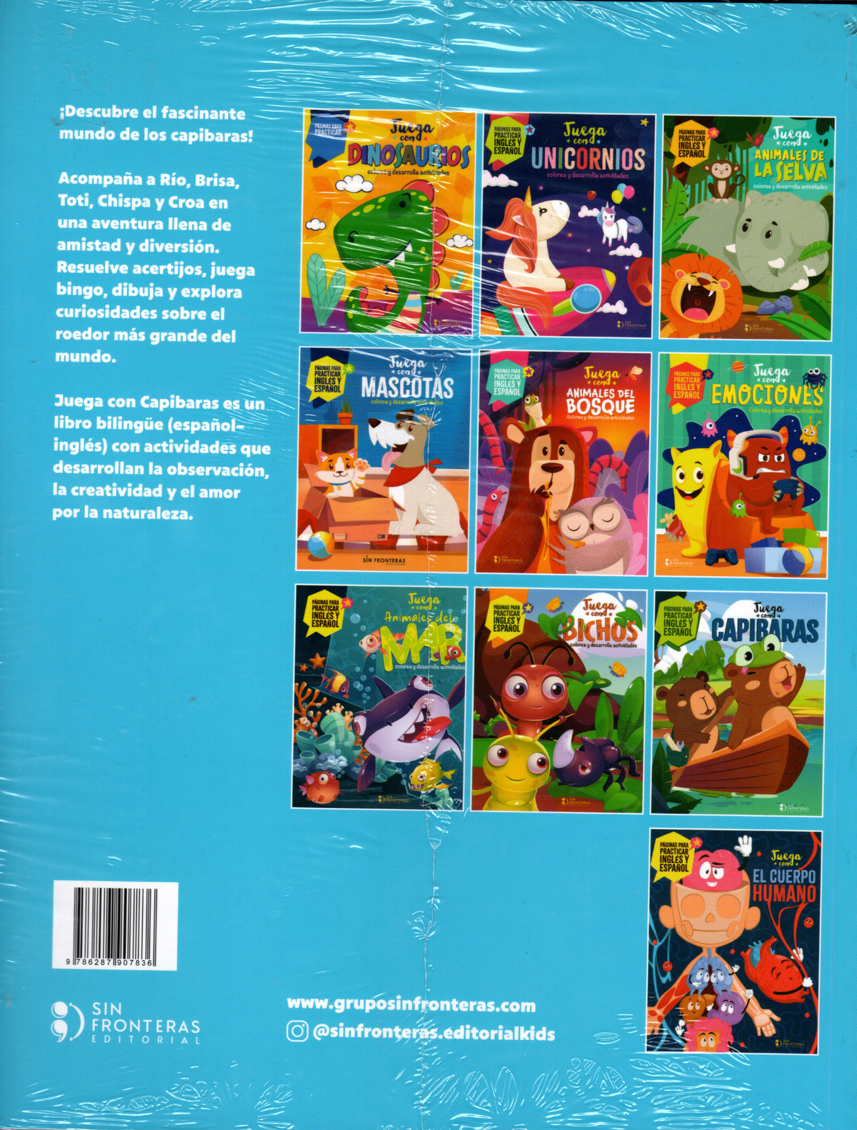 Libro Grupo Sin Fronteras - Juega con Capibaras