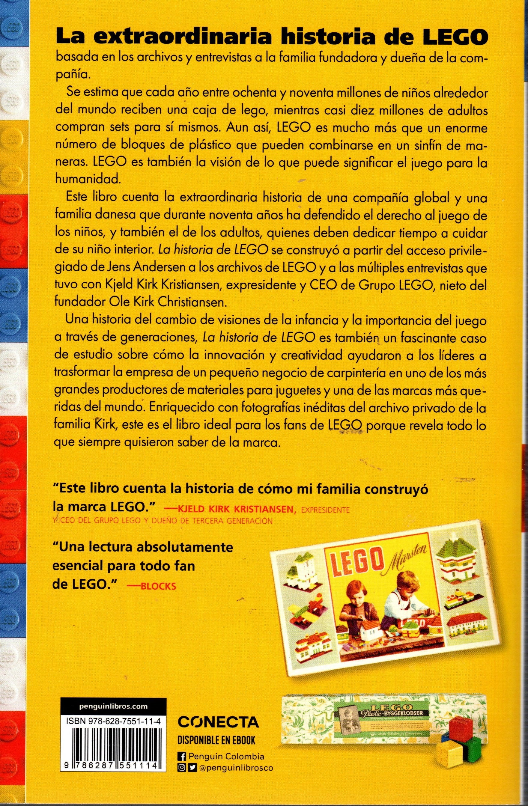 Libro Jens Andersen - La Historia De Lego