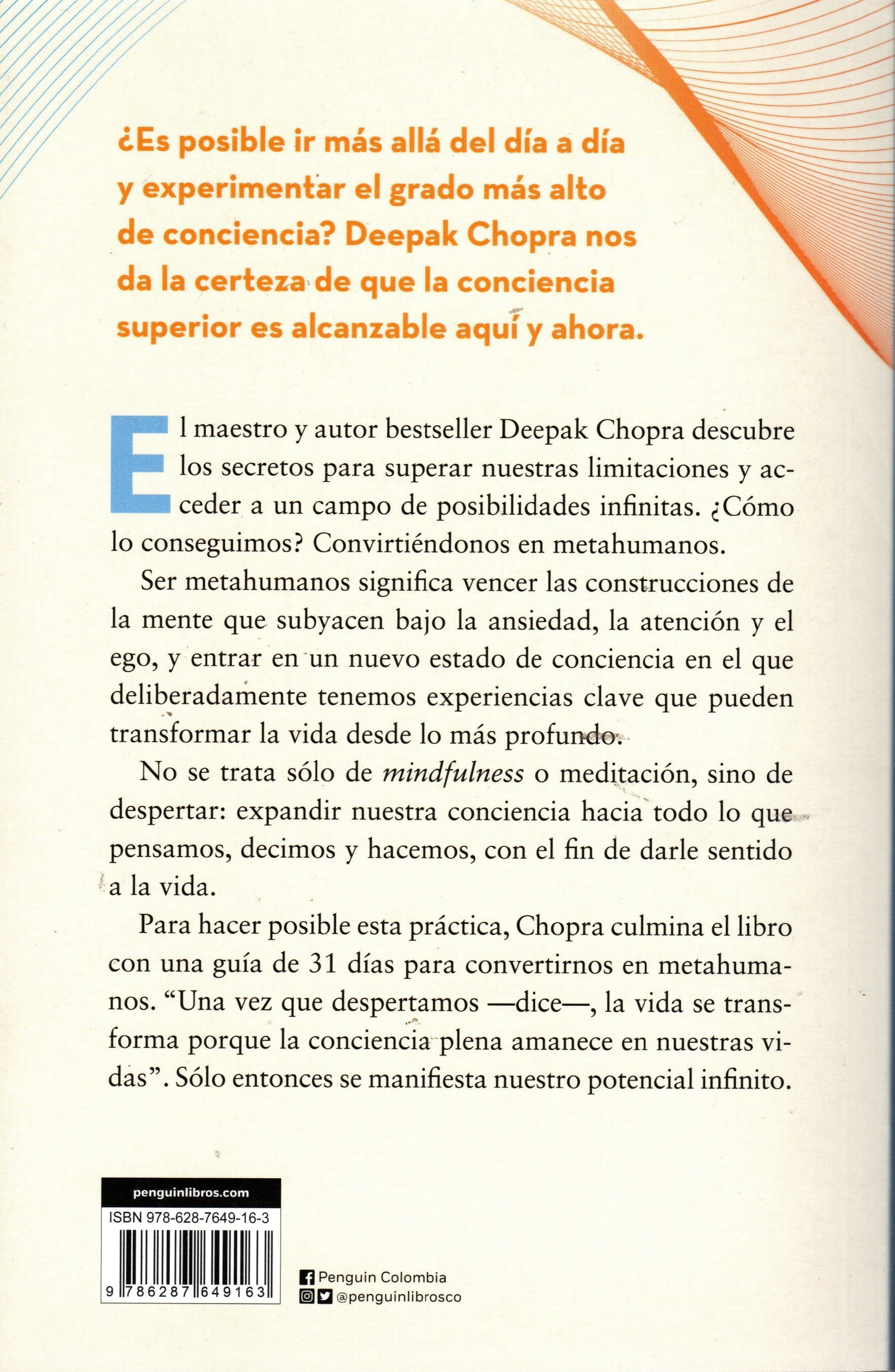 Libro Deepak Chopra - Meta Humano