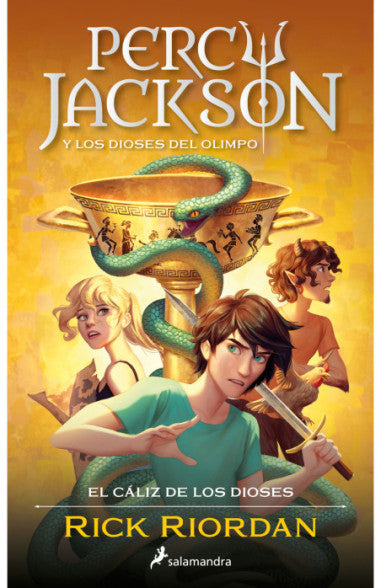 Libro Rick Riordan - Percy Jackson y el cáliz de los dioses