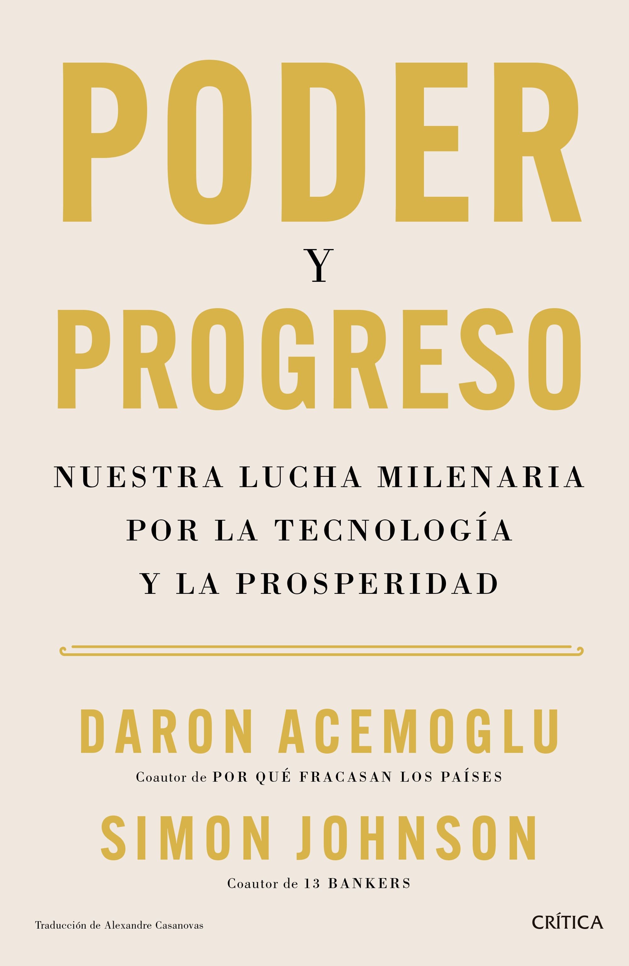 Libro Daron Acemoglu | Simon Johnson - Poder y progreso