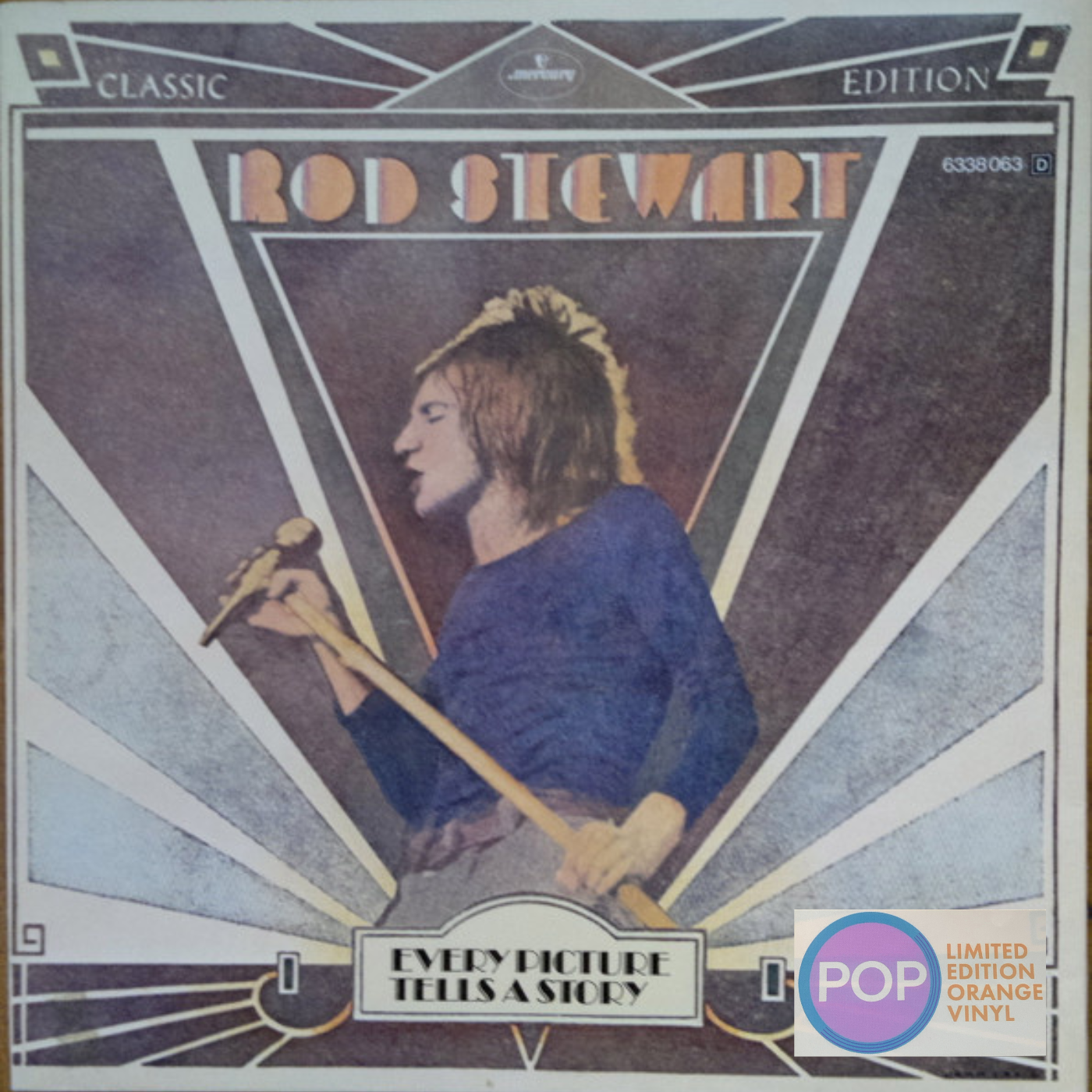 LP Rod Stewart - Every Picture Tells A Story Limited Edition Orange Vinyl